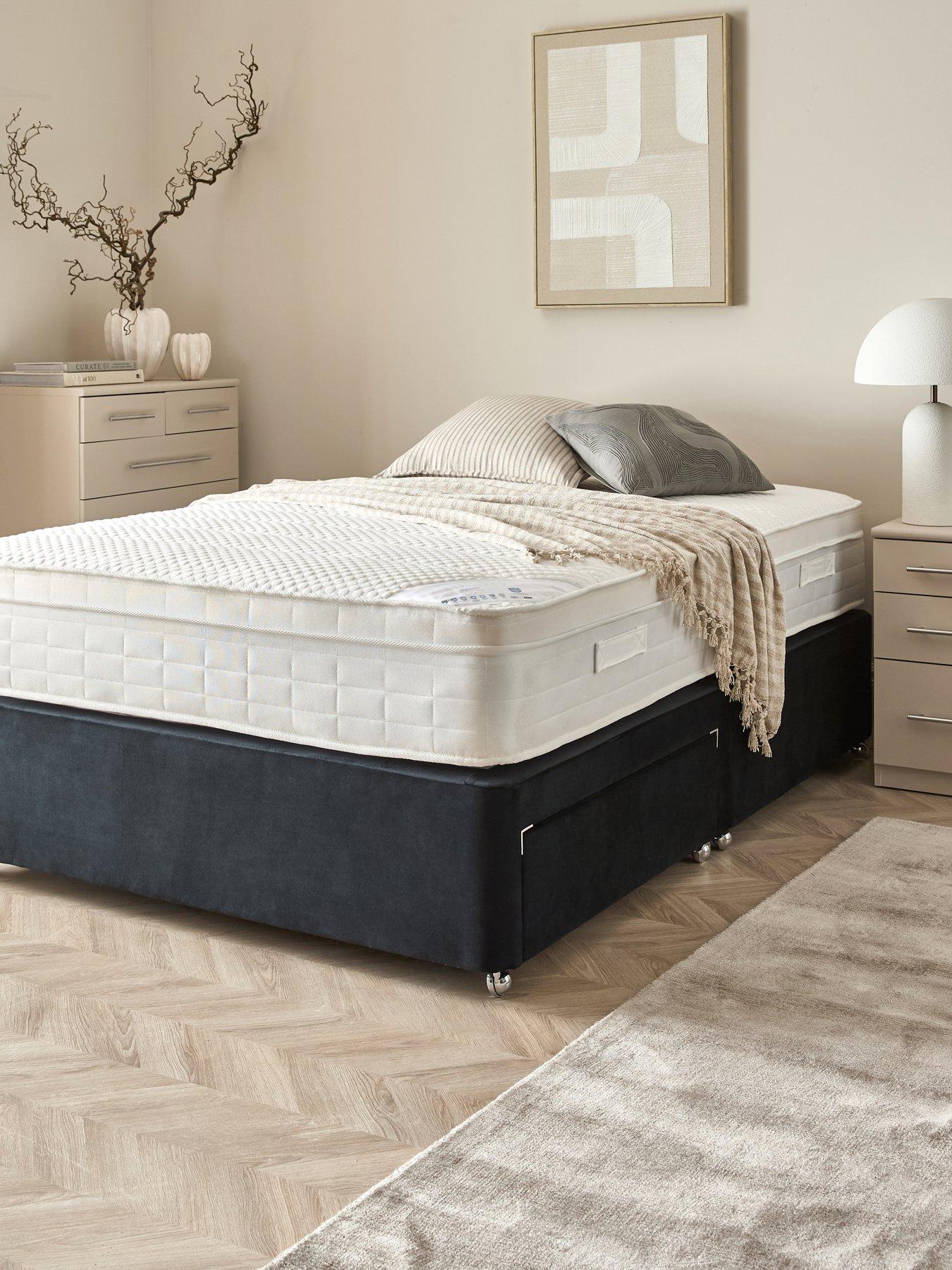 Shire Beds Plush Upholstered Bed Base - Sk Ns - FSC® Certified