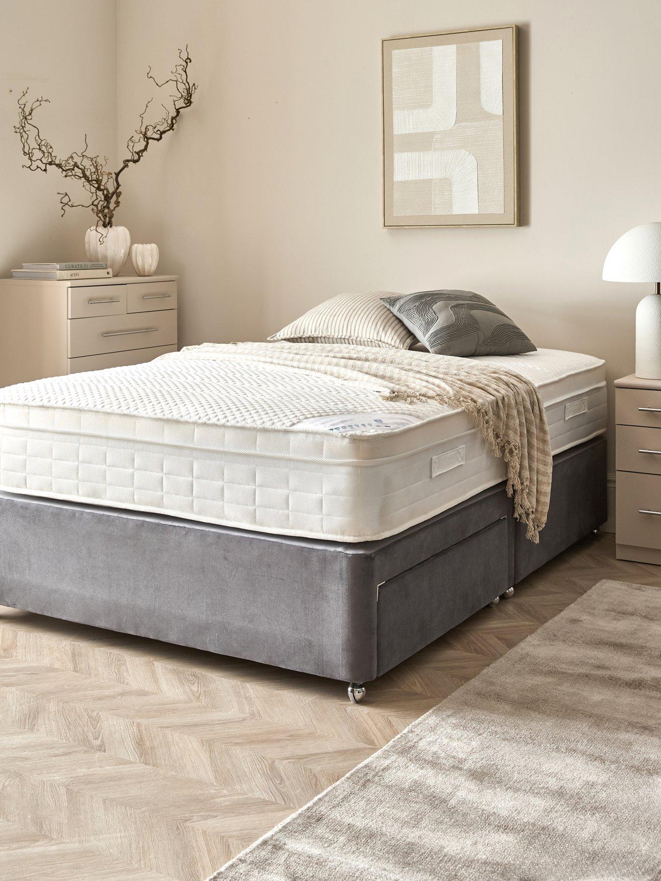 Shire Beds Plush Upholstered Bed Base - Sk Ns - FSC® Certified
