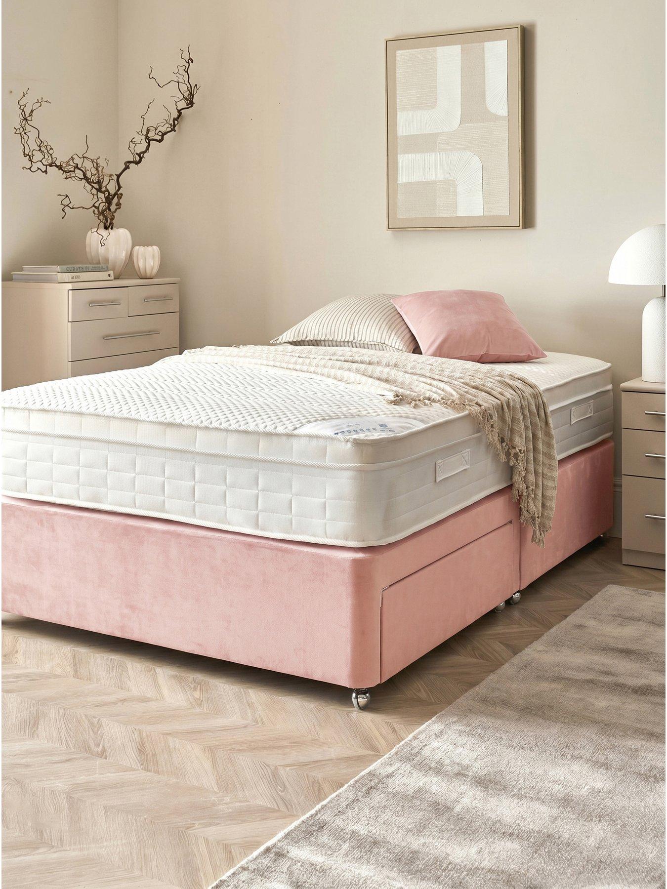 Shire Beds Plush Upholstered Bed Base - Sk Ns - FSC® Certified
