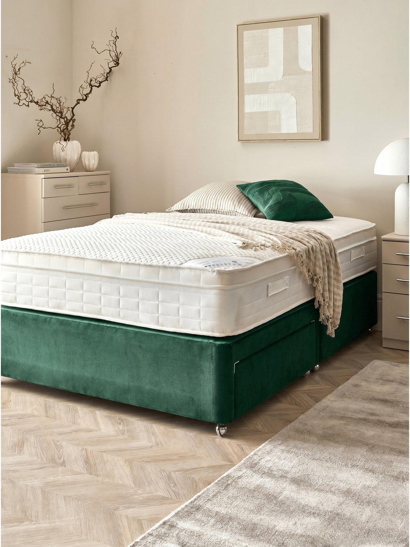Shire Beds Plush Upholstered Bed Base - Sk Ns - FSC® Certified
