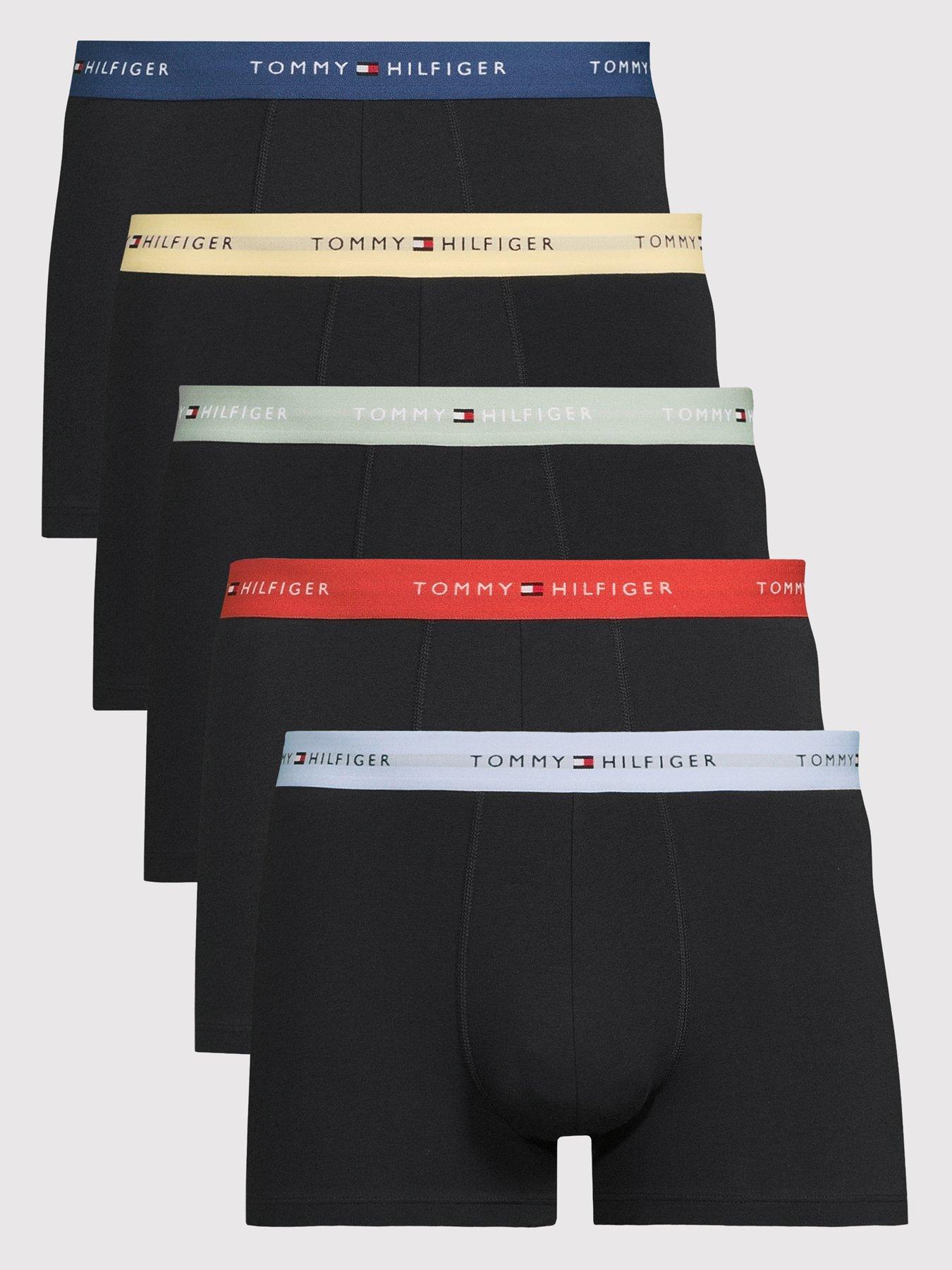 Image 1 of 4 of Tommy Hilfiger 5 Pack Trunks - Black