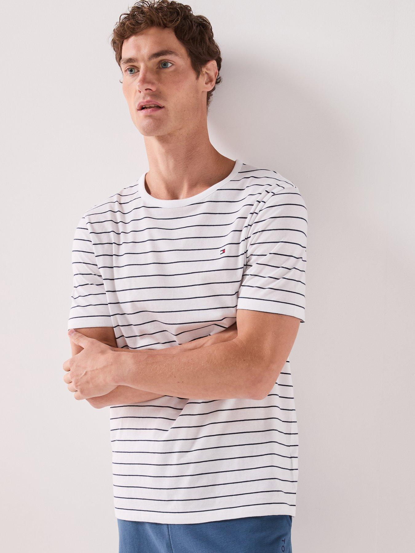 Image 4 of 6 of Tommy Hilfiger Mens 3 Pack Cotton Crew Neck T-Shirts - Assorted