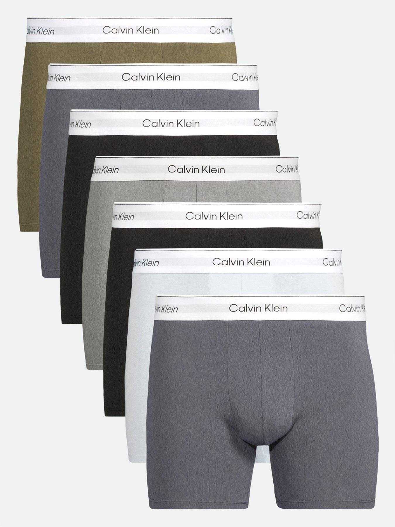 Image 1 of 4 of Calvin Klein 7 Pack Boxer Brief - Black