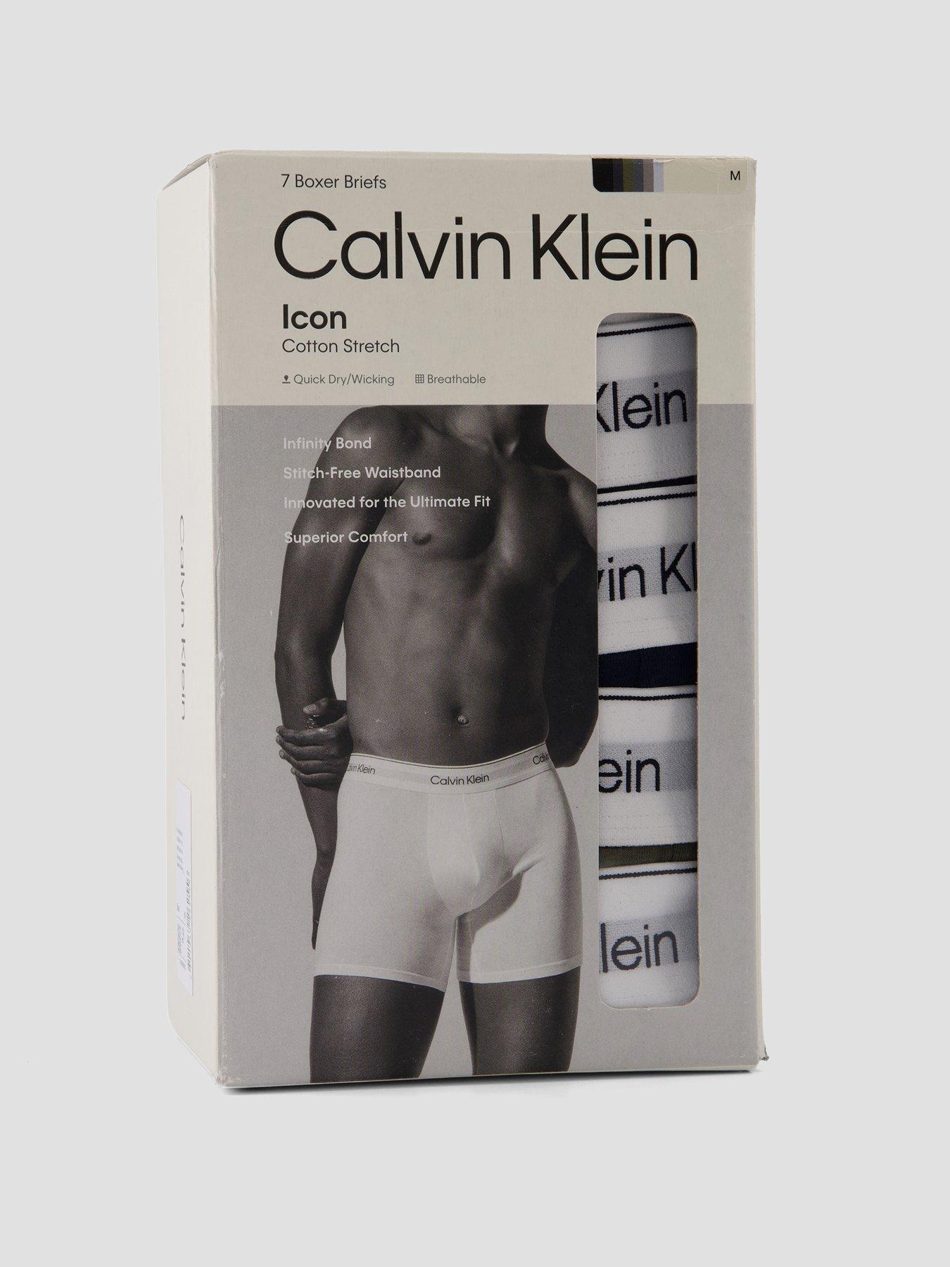 Image 4 of 4 of Calvin Klein 7 Pack Boxer Brief - Black