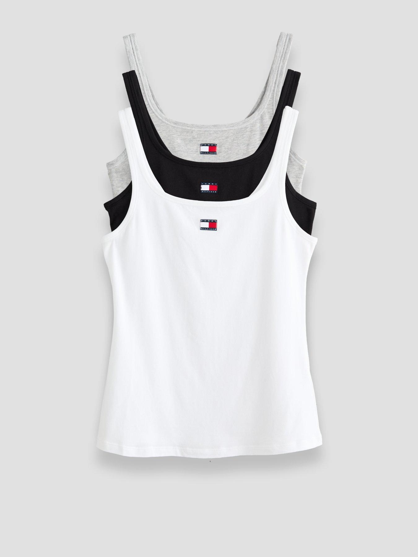 Image 1 of 6 of Tommy Hilfiger 3 Pack Tank Top - Multi