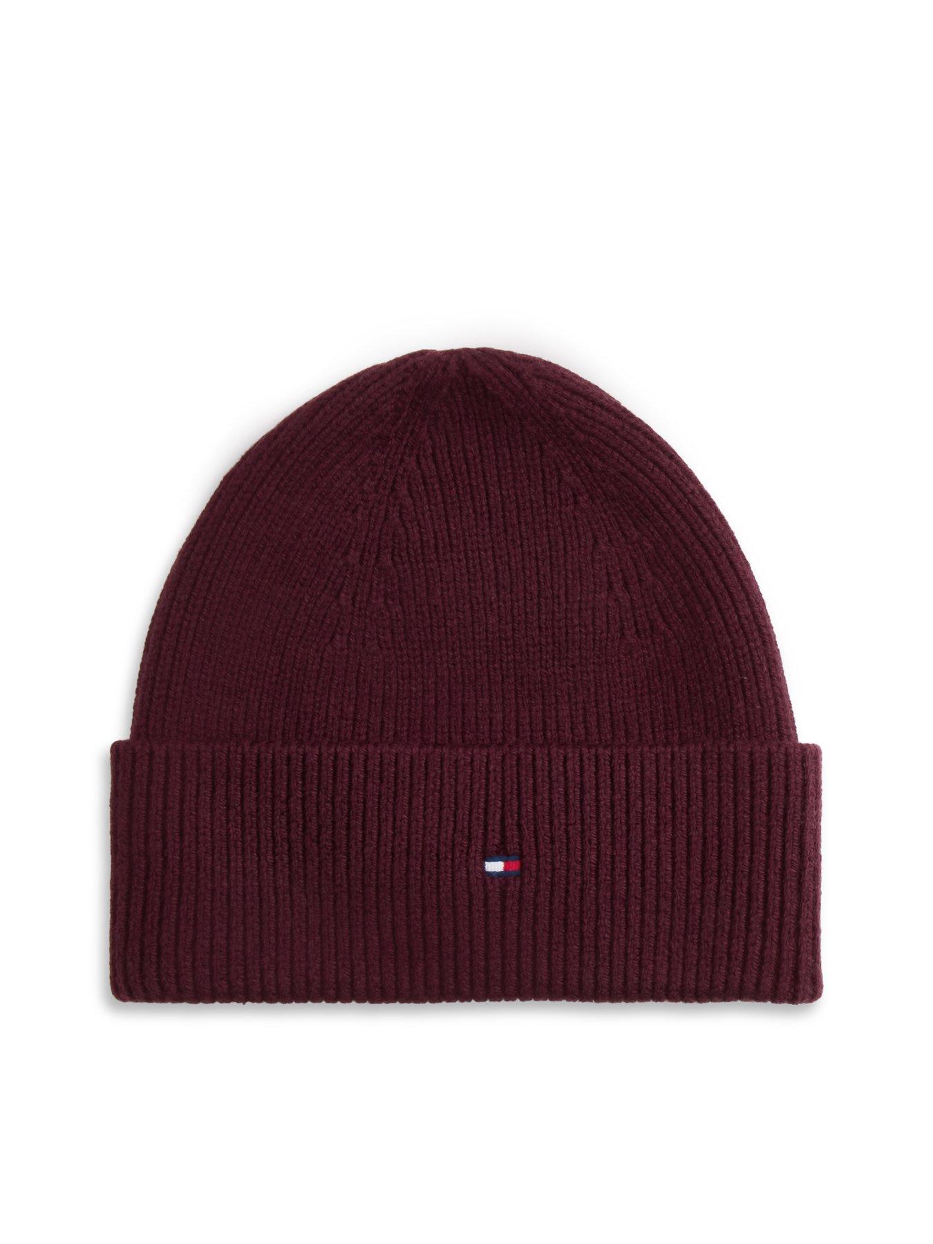 Image 4 of 5 of Tommy Hilfiger Hilfiger Flag Beanie And Scarf Gift Box - Red