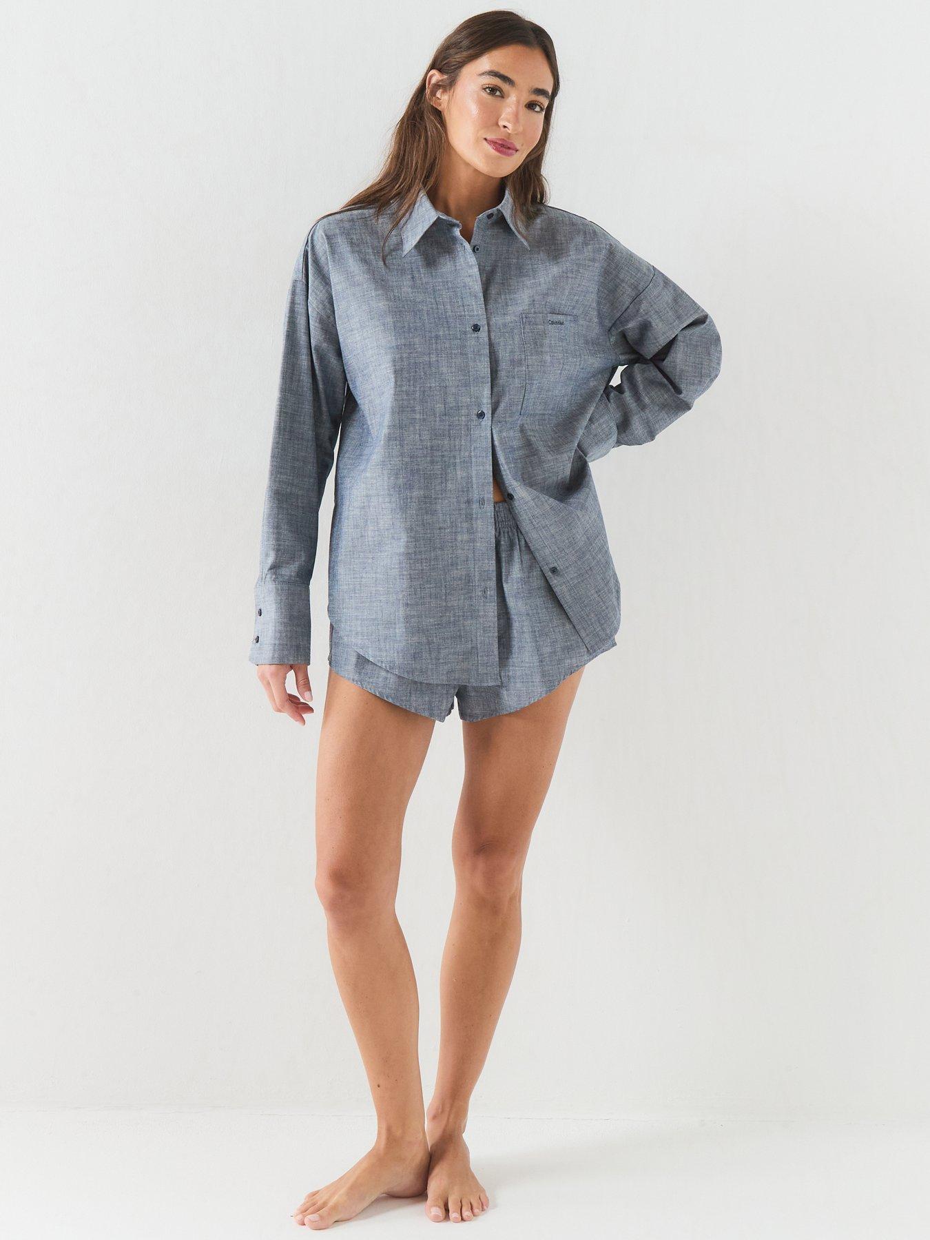 Image 3 of 6 of Calvin Klein Short- Chambray - Blue