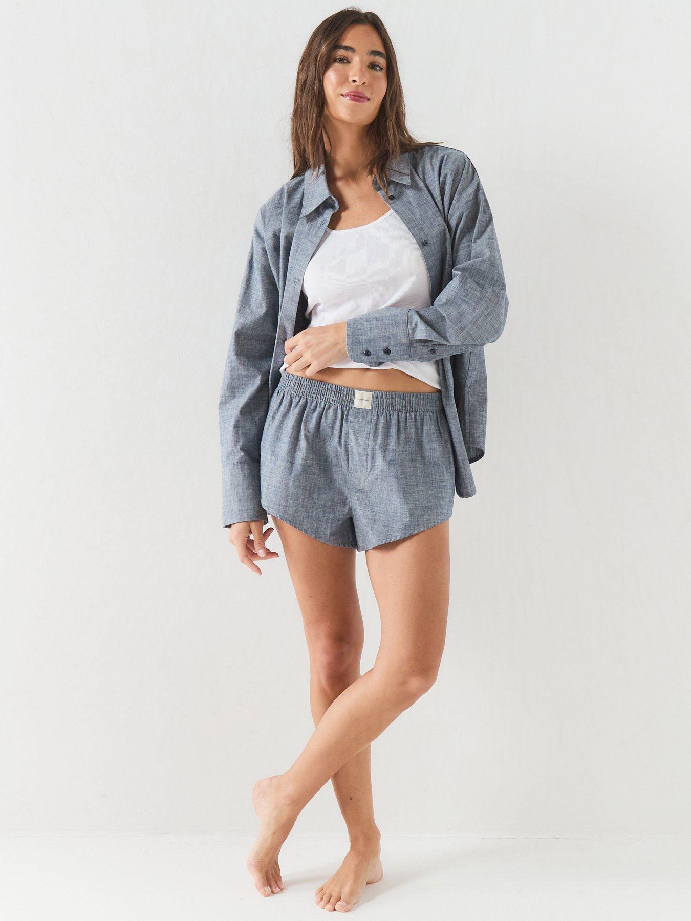 Image 6 of 6 of Calvin Klein Short- Chambray - Blue