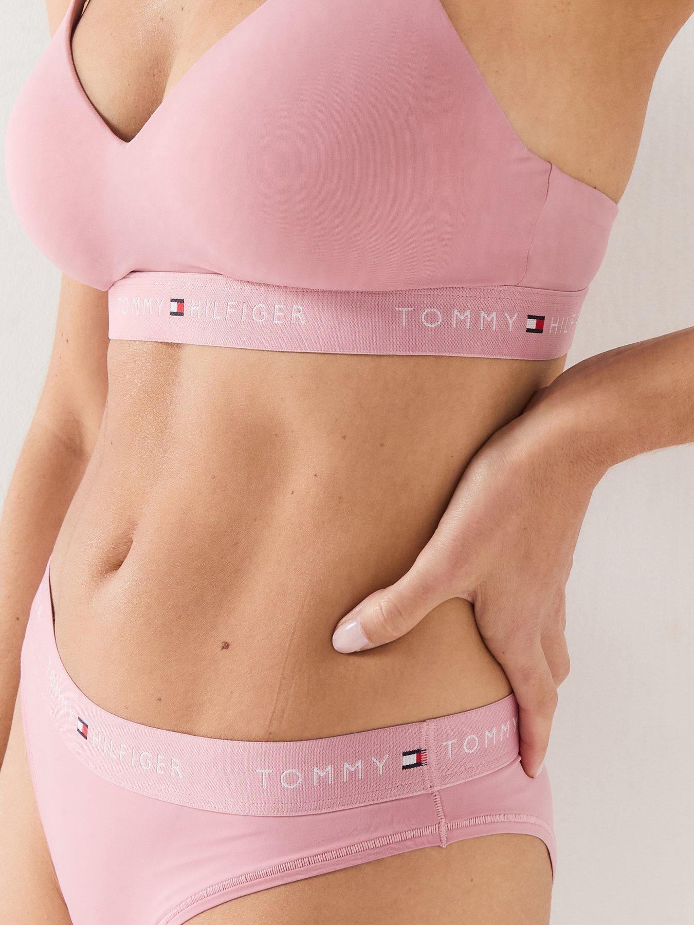 Image 4 of 4 of Tommy Hilfiger Signature Logo Microfibre Briefs - Pink