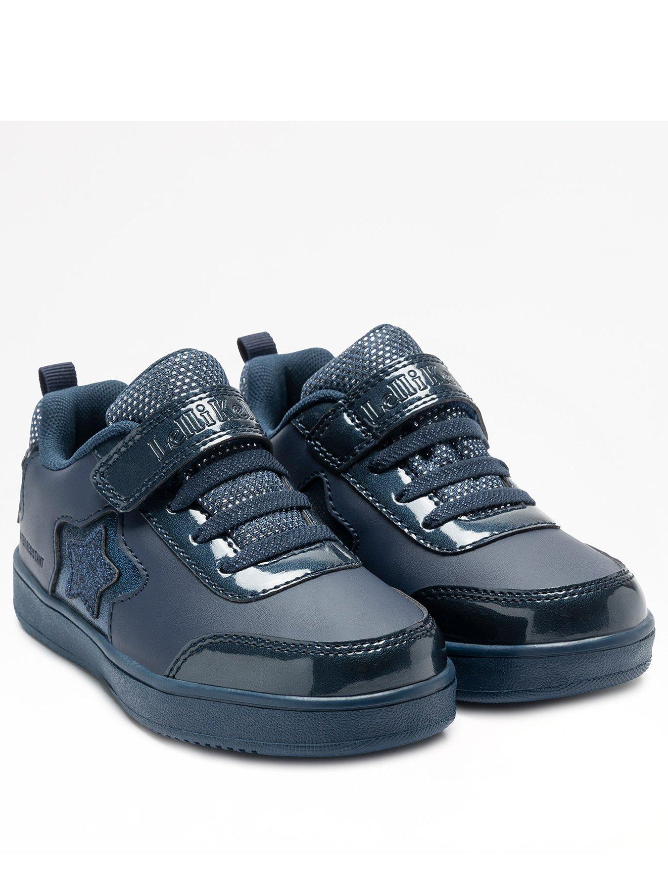 Image 2 of 5 of Lelli Kelly Rosa Low Glitter Star Trainers - Navy