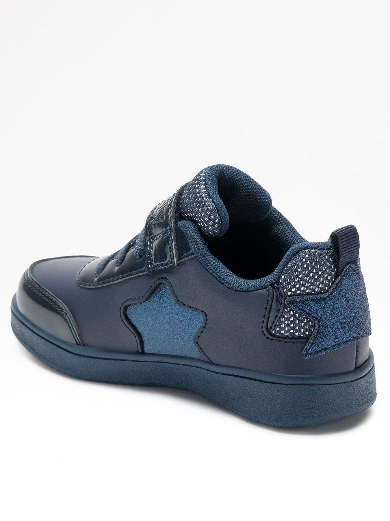 Image 3 of 5 of Lelli Kelly Rosa Low Glitter Star Trainers - Navy
