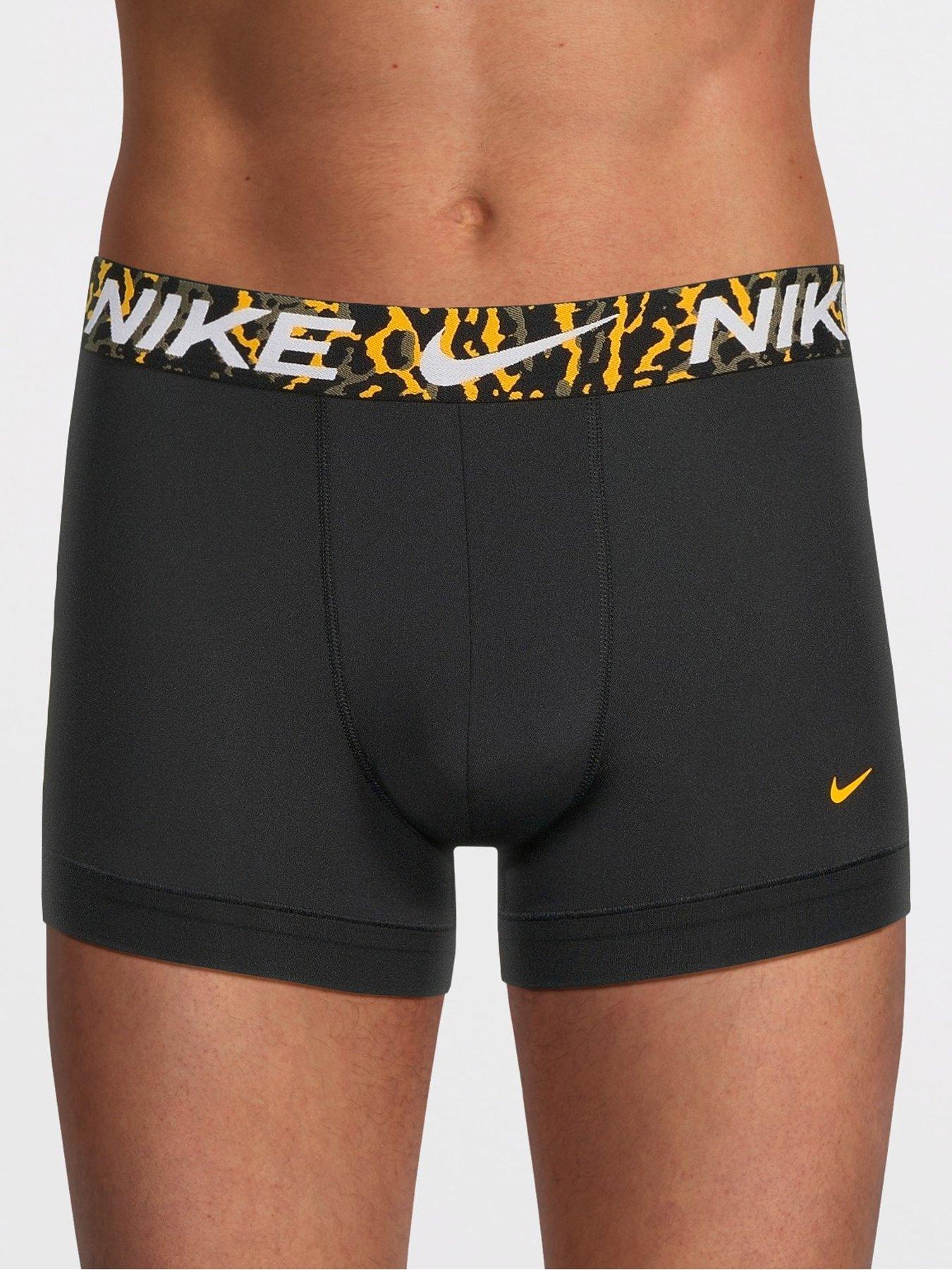 Image 2 of 3 of Nike Essential Micro Fibre 3 Pack Trunks - Black