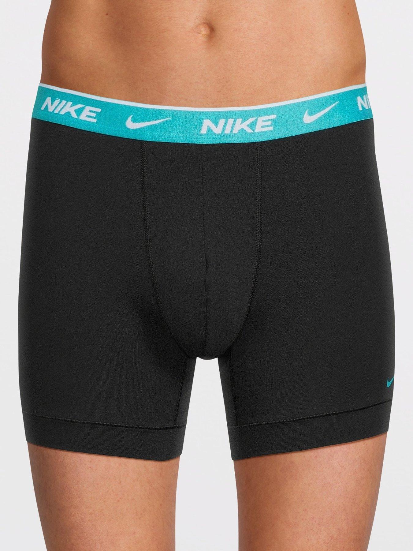 Image 2 of 3 of Nike Essential Cotton Stretch 2 Pack Boxer Brief - Black
