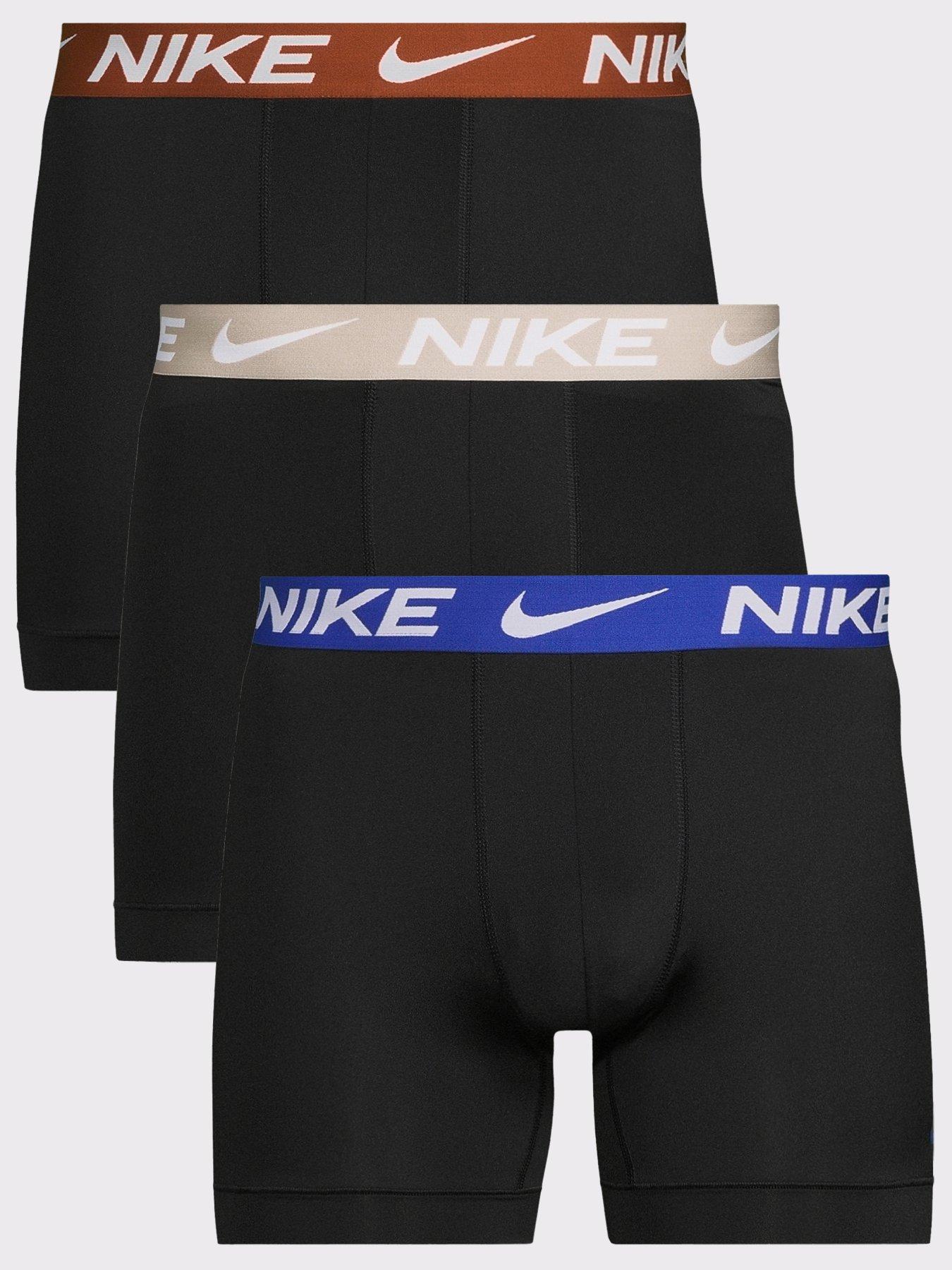 Nike Essential Micro Fibre 3 Pack Boxer Brief - Black