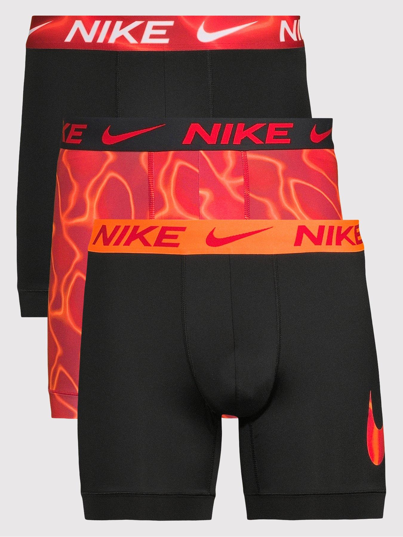 Image 1 of 3 of Nike Limited Edition Essential Micro Fibre 3 Pack Boxer Brief - Assorted