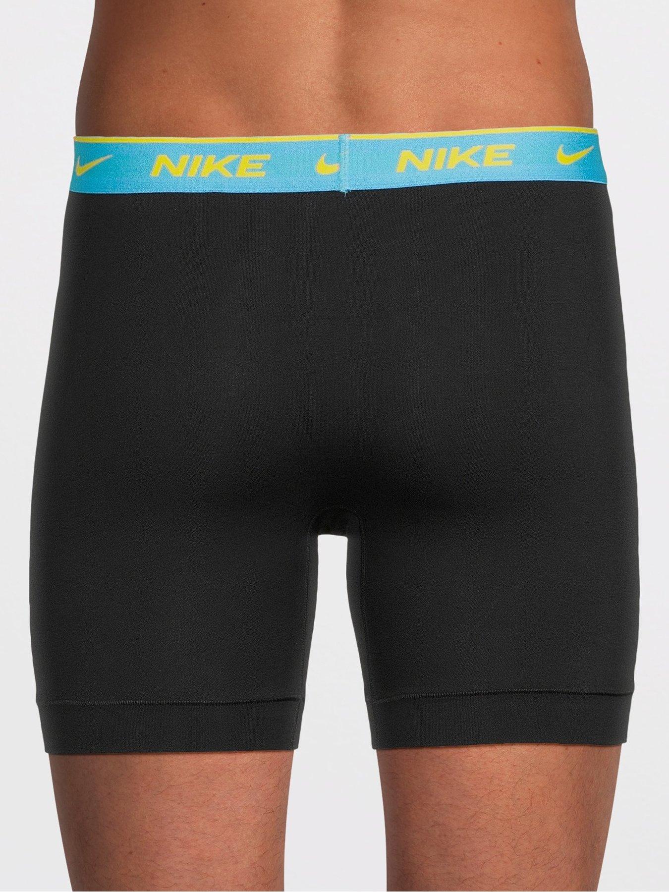 Image 3 of 3 of Nike Essential Cotton Stretch 3 Pack Boxer Brief - Black