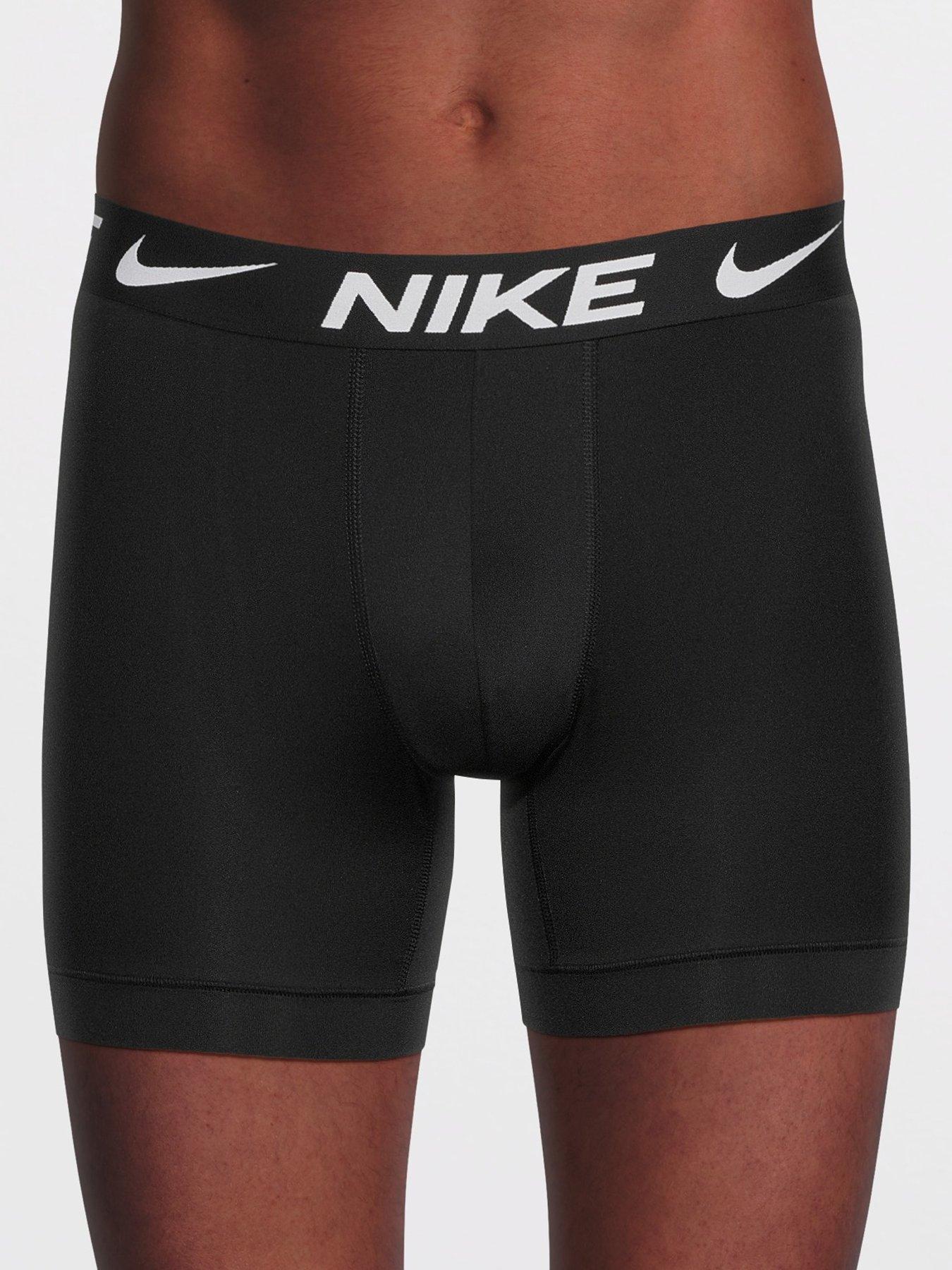 Image 2 of 3 of Nike Mens Essential Micro Fibre 5 Pack Boxer Brief - Black