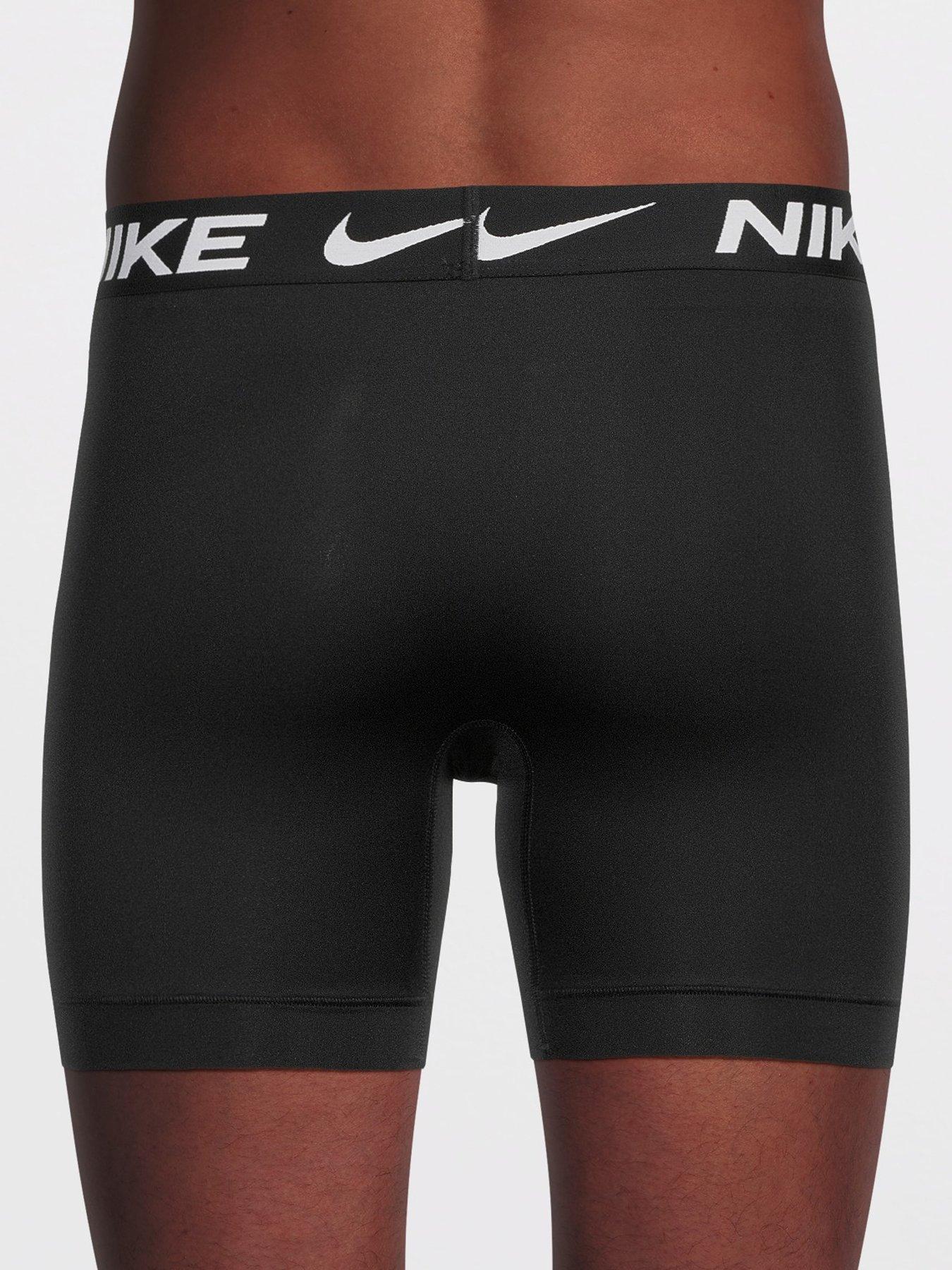 Image 3 of 3 of Nike Mens Essential Micro Fibre 5 Pack Boxer Brief - Black