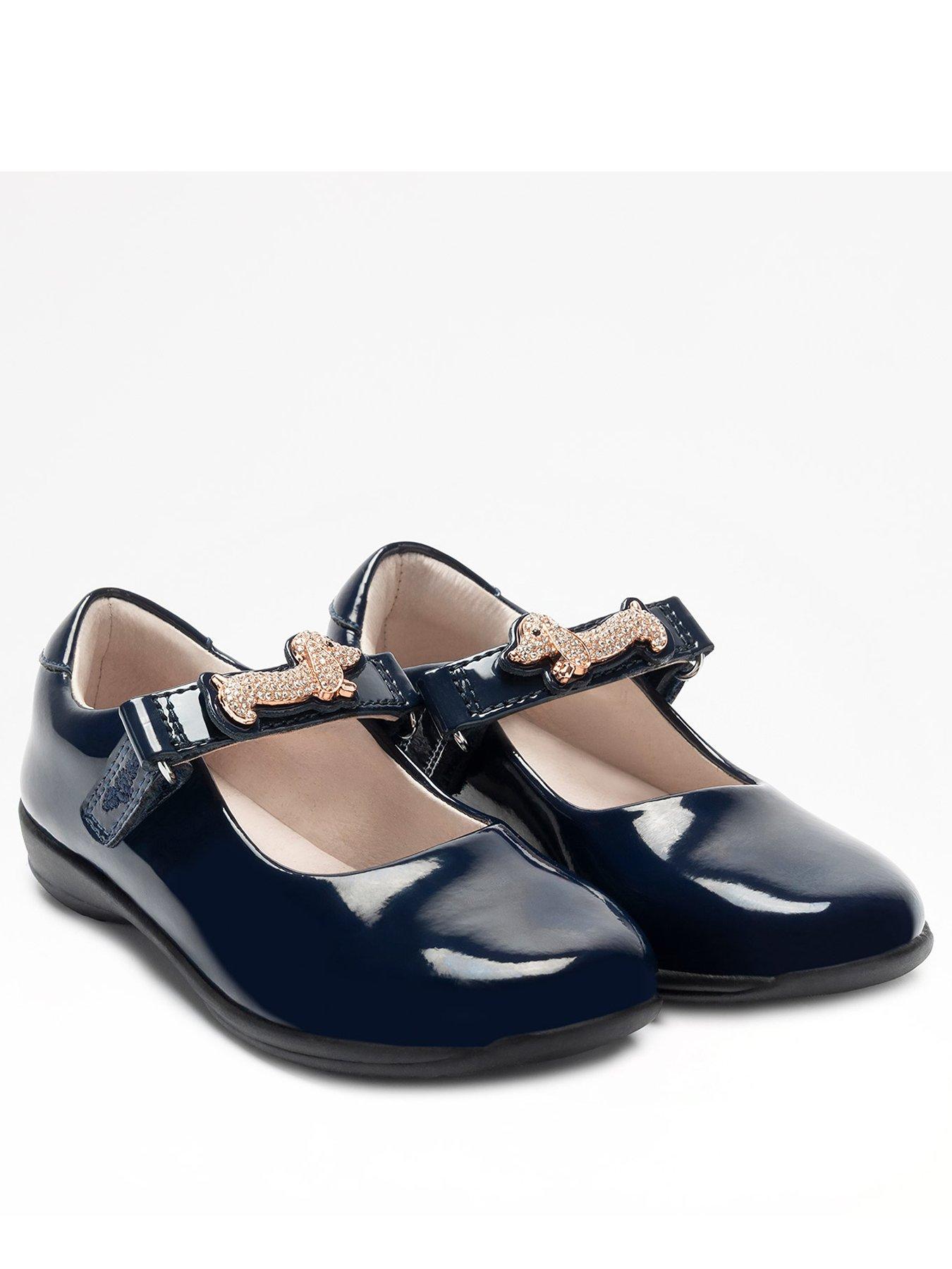 Image 2 of 5 of Lelli Kelly Taylor F Fit Patent School Shoes - Blue