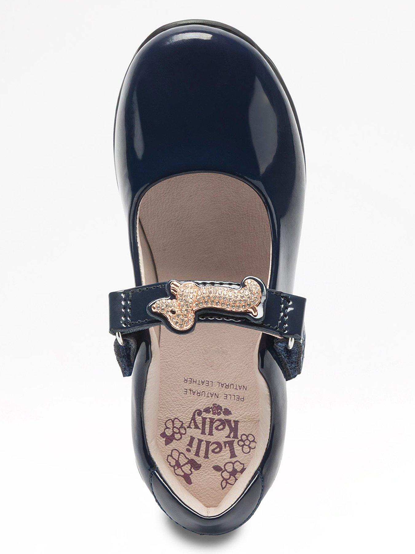 Image 4 of 5 of Lelli Kelly Taylor F Fit Patent School Shoes - Blue