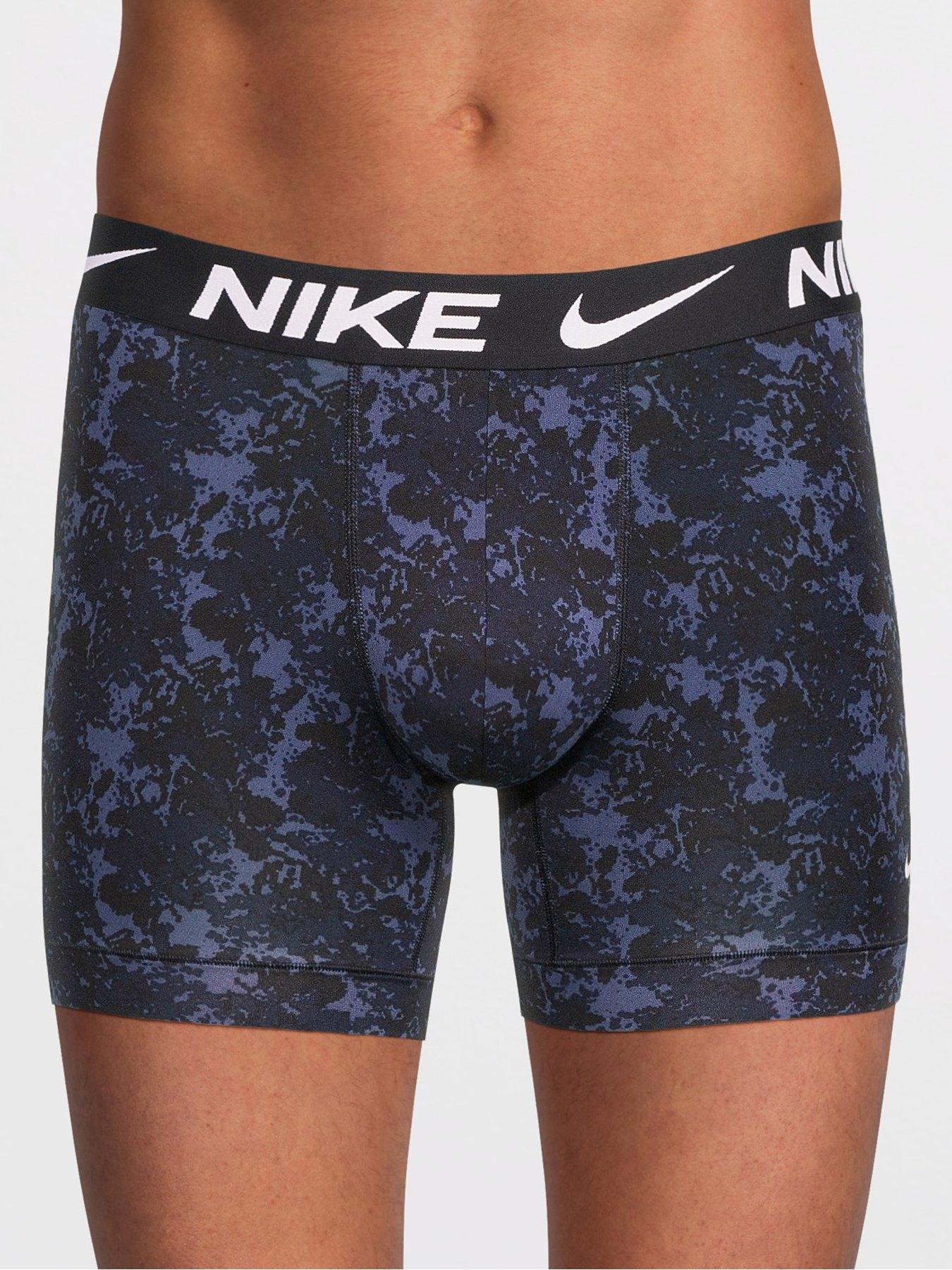 Image 2 of 3 of Nike Essential Micro Fibre 3 Pack Boxer Brief - Blue