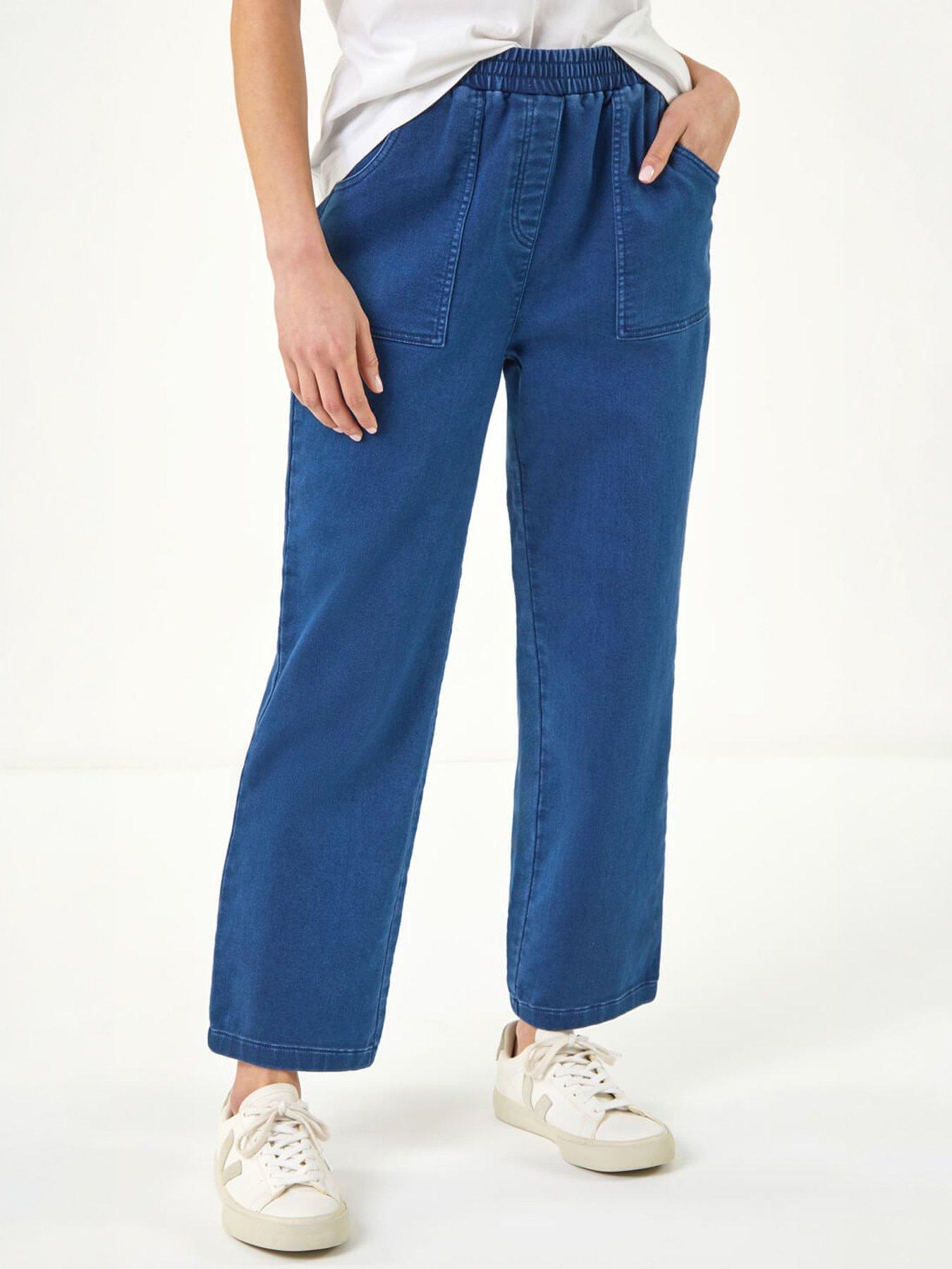Image 3 of 5 of Roman Petite Stretch Denim Trousers