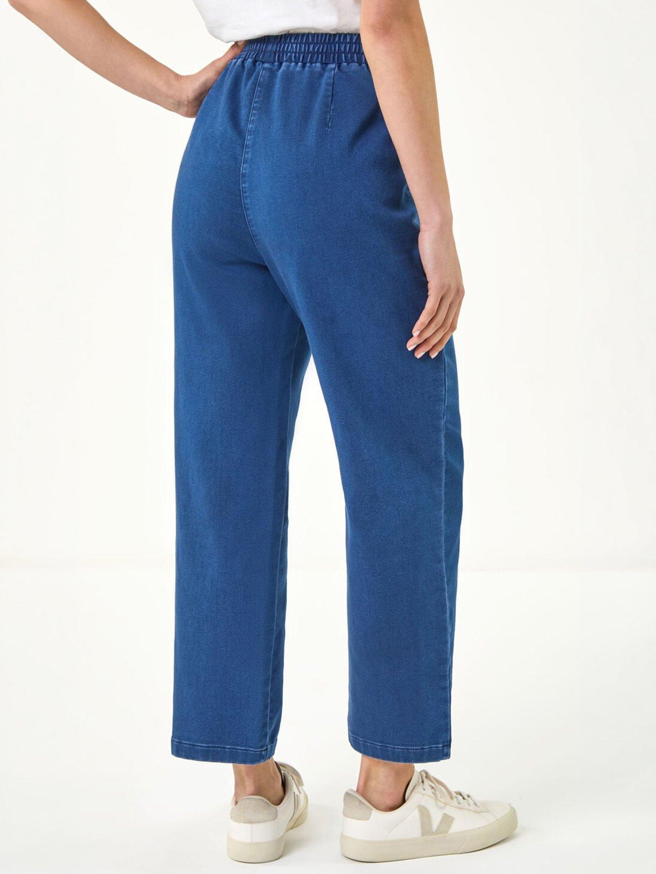Image 4 of 5 of Roman Petite Stretch Denim Trousers