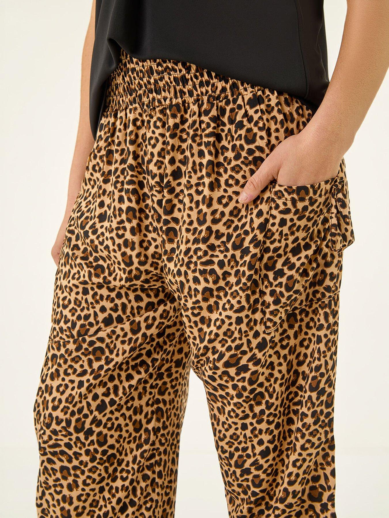 Image 2 of 5 of Roman Animal Print Hareem Jogger