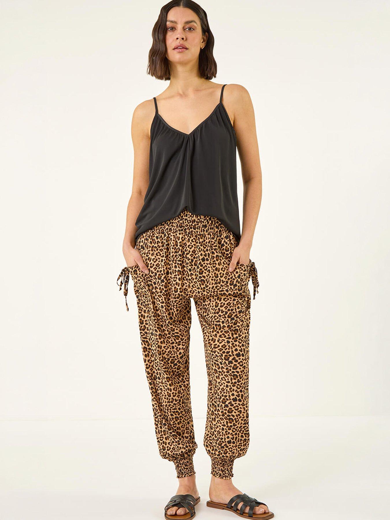 Image 5 of 5 of Roman Animal Print Hareem Jogger