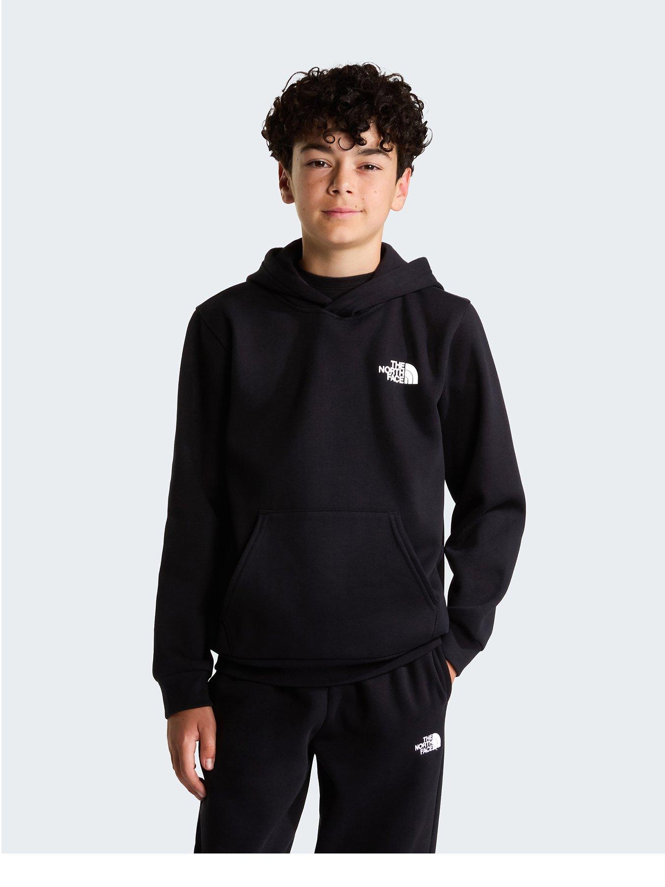 Image 1 of 5 of The North Face Junior Boys Evolution Box Nse Hoodie - Black