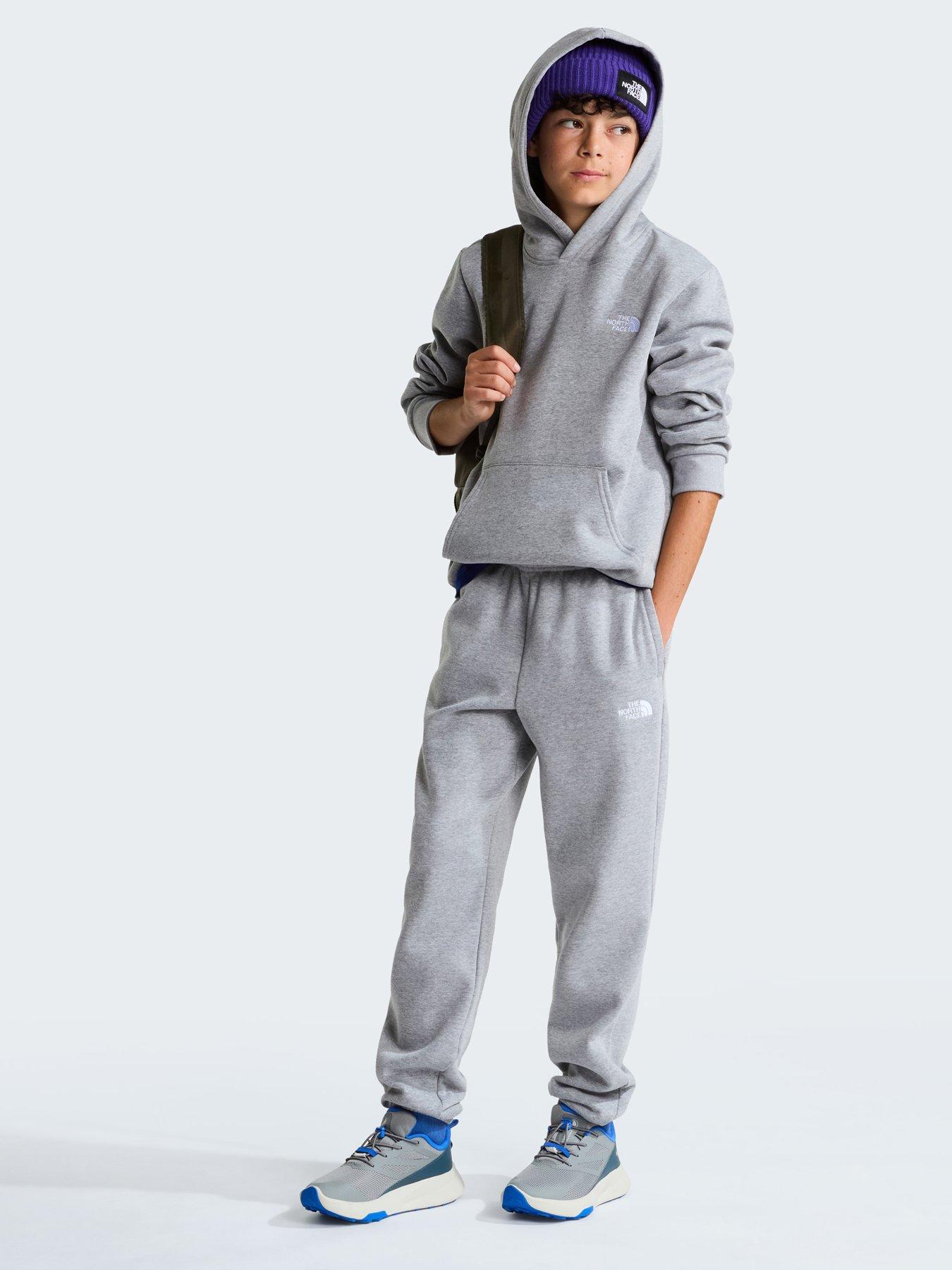 Image 3 of 5 of The North Face Junior Boys Evolution Simple Dome Joggers - Grey