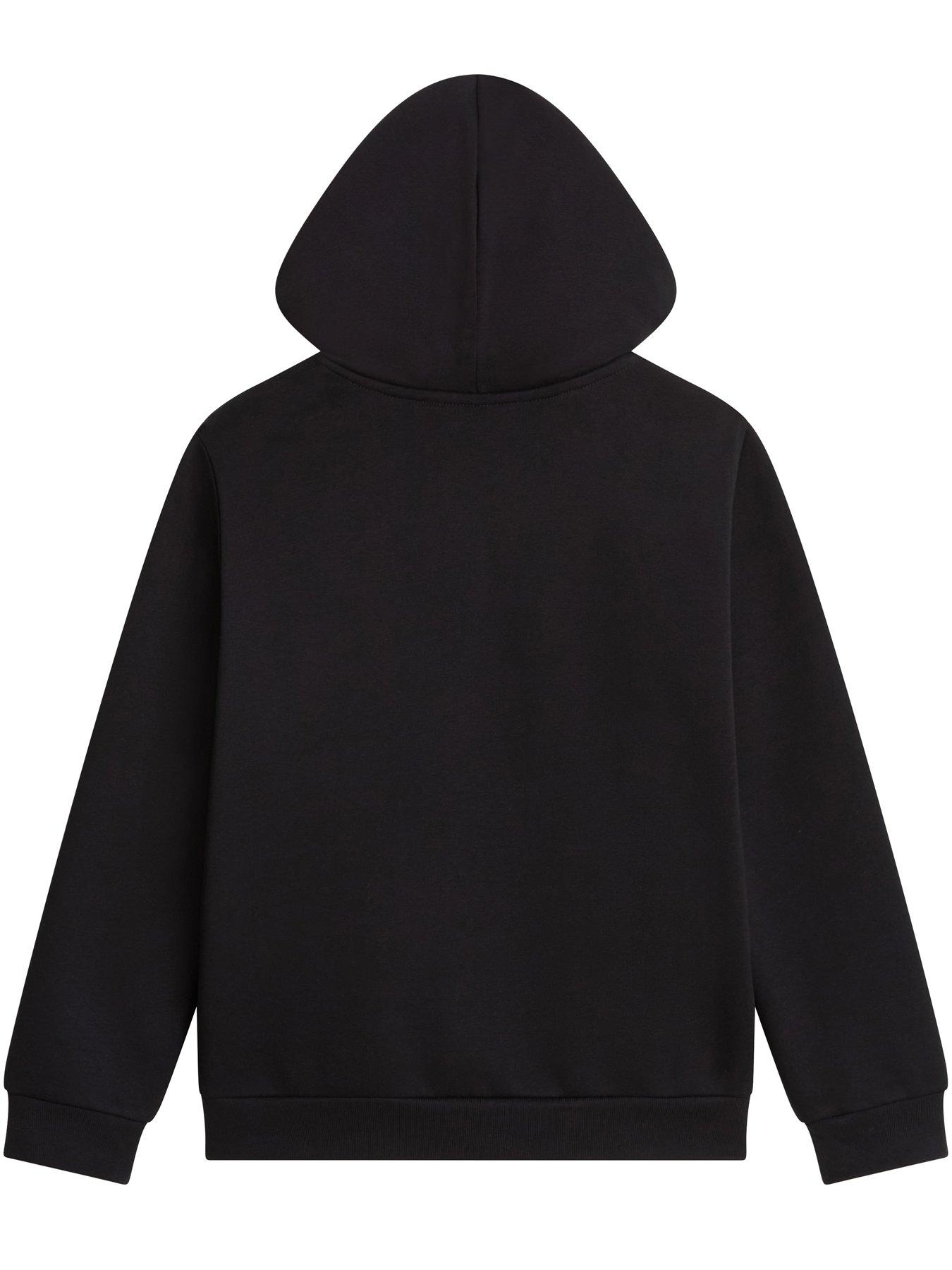 Image 5 of 5 of The North Face Unisex Simple Dome Logo Brushed Pullover Hoodie - Black