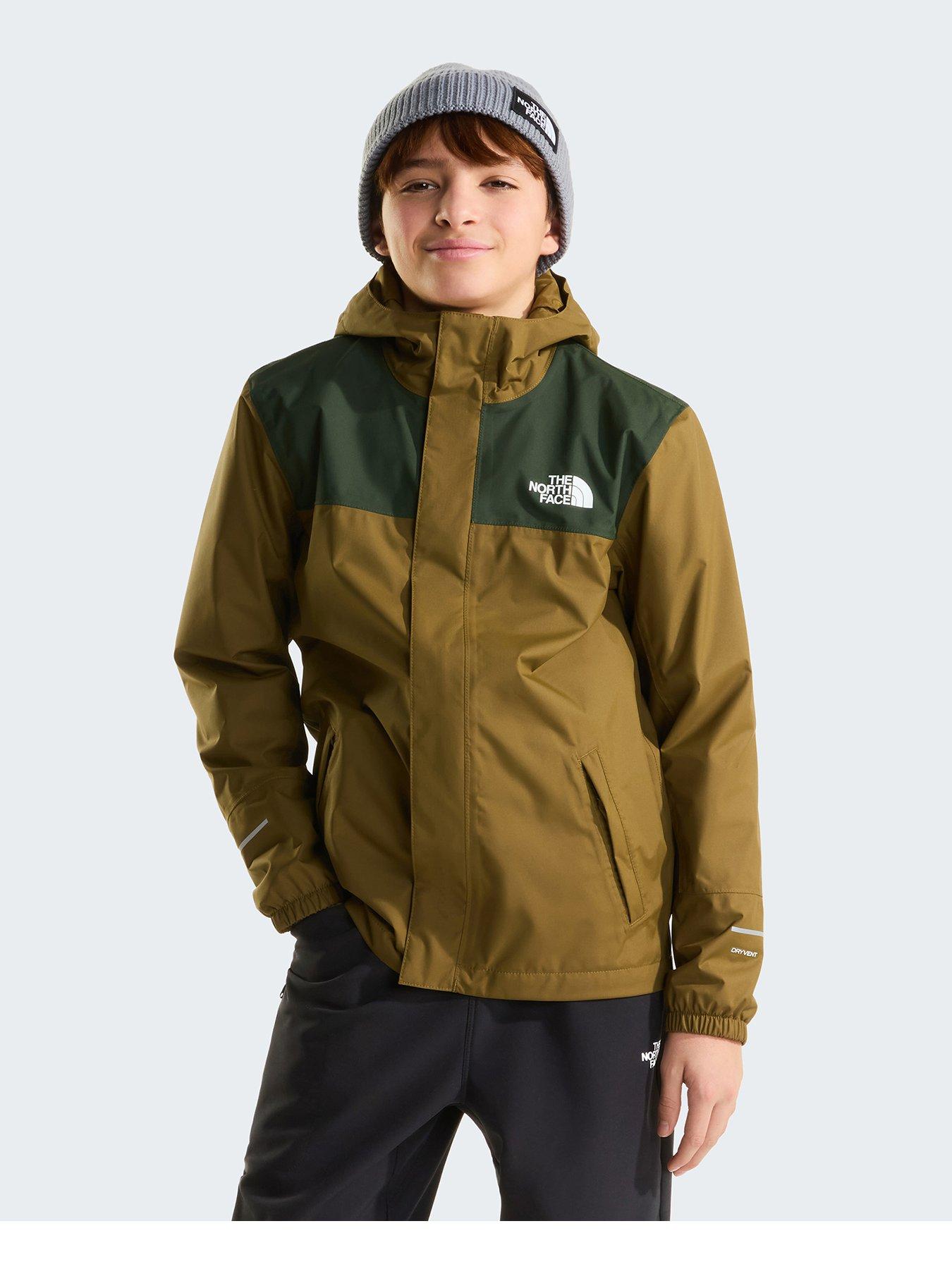 The North Face Junior Boys Antora Rain Jacket - Green