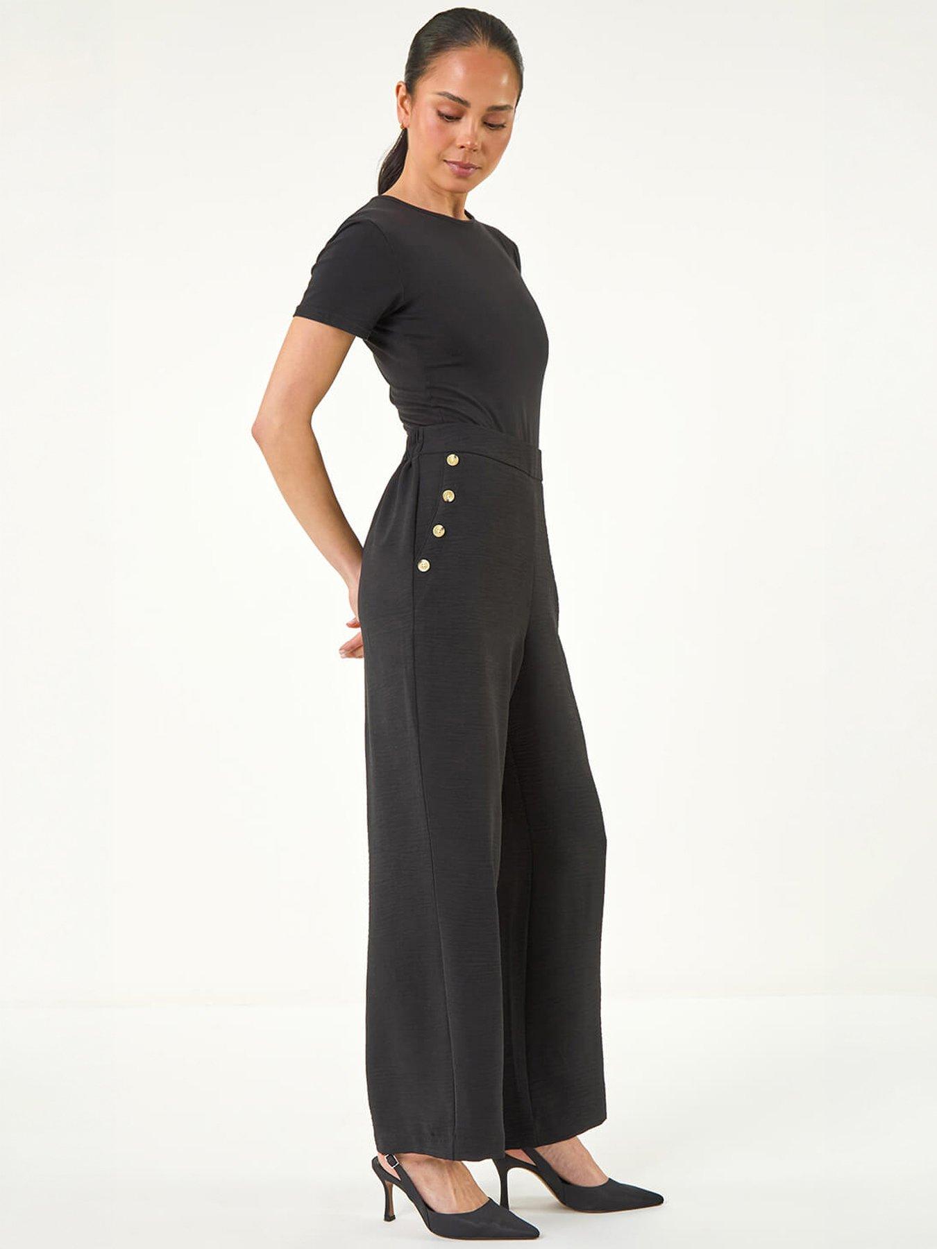 Roman Petite Button Side Trousers