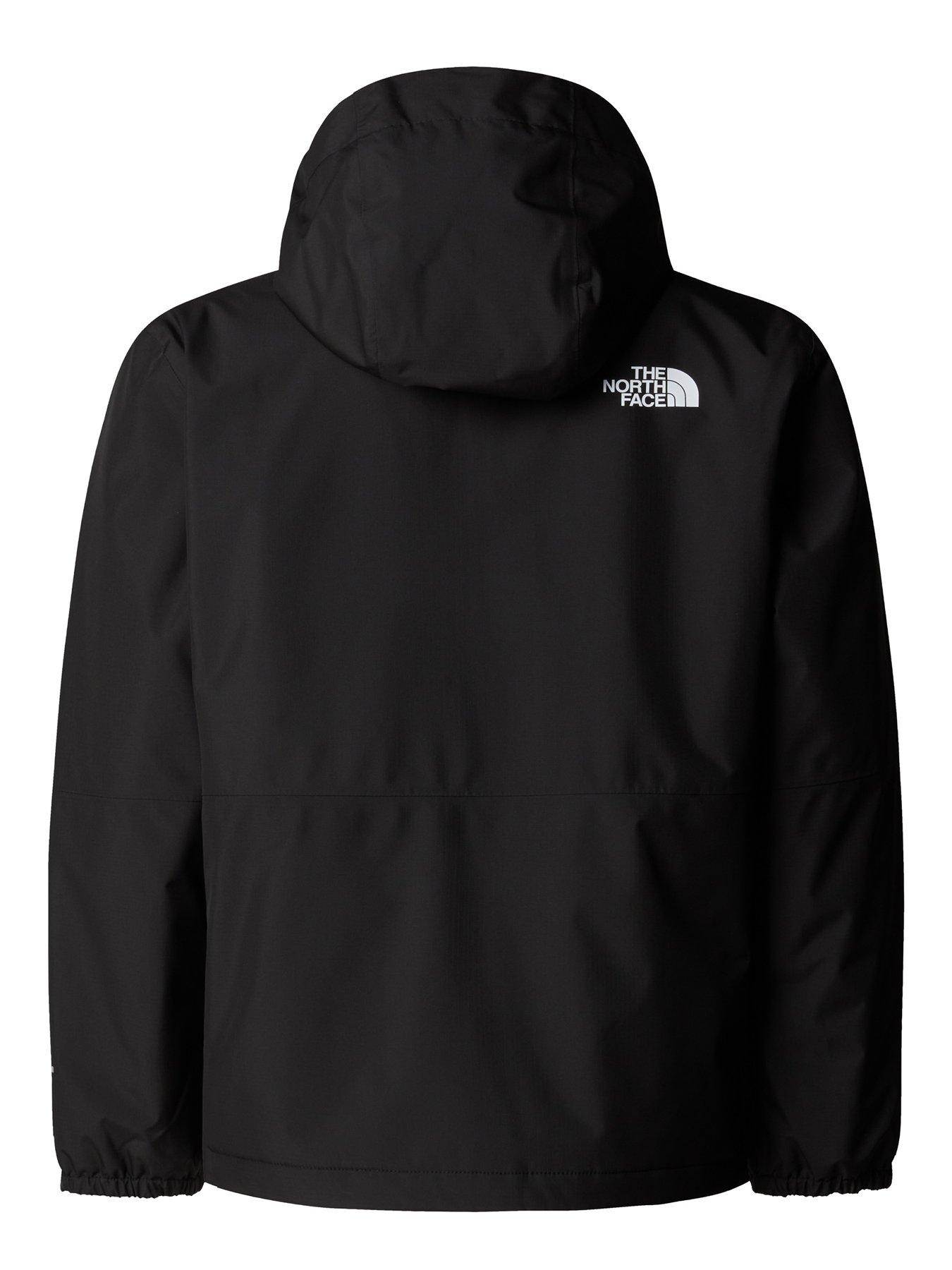 Image 6 of 6 of The North Face Boys Warm Antora Hooded Padded Rain Jacket - Black