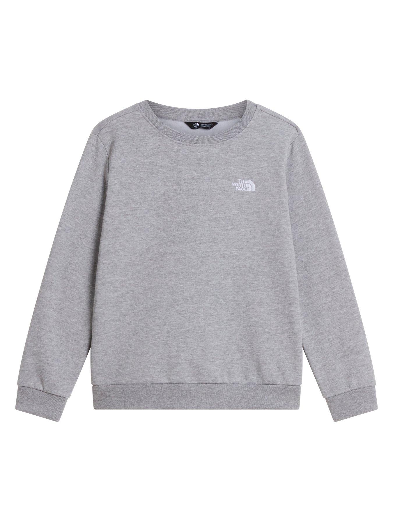 Image 3 of 4 of The North Face Junior Boys Evolution Simple Dome Crew Sweat - Grey