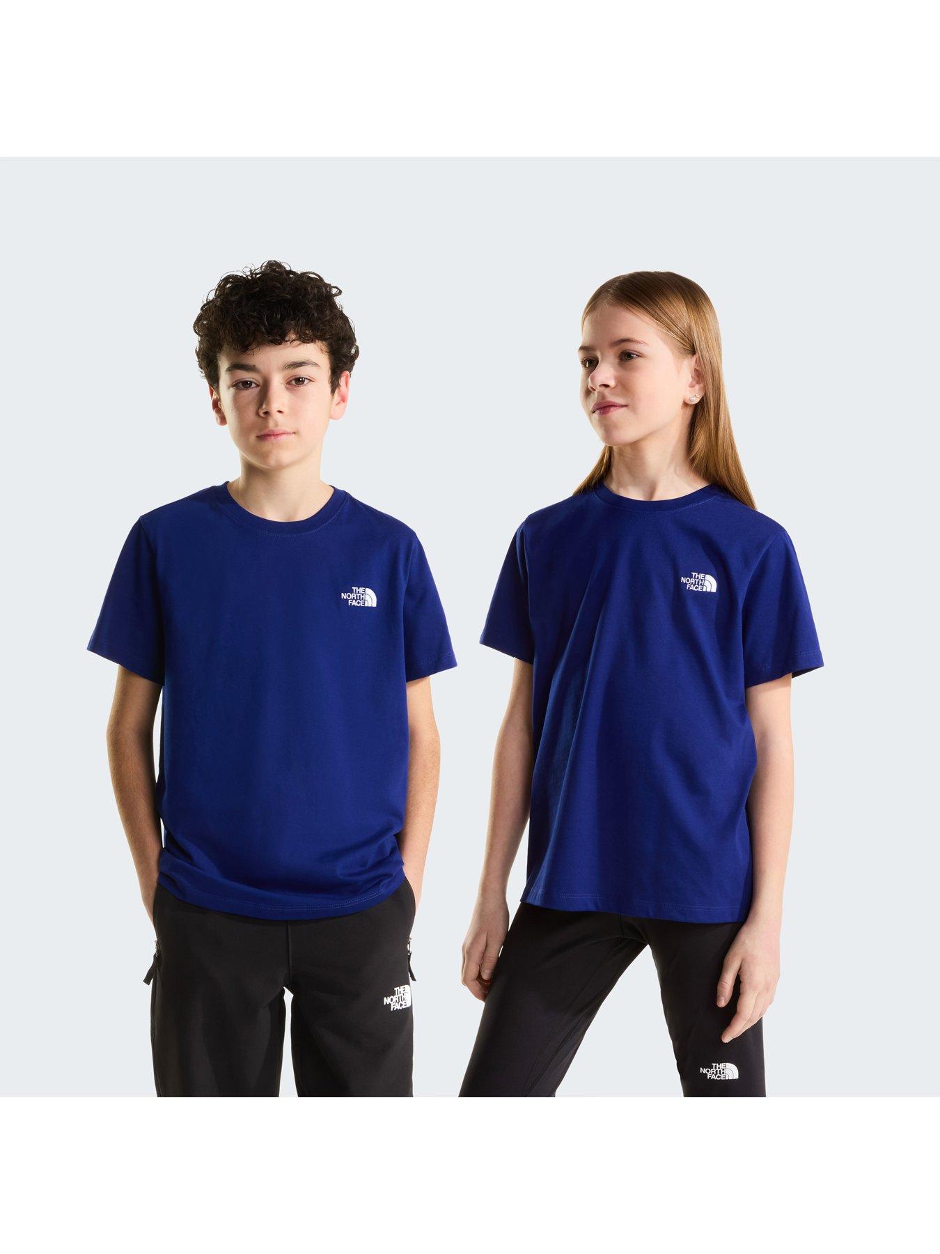 Image 1 of 5 of The North Face Teens' Evolution Simple Dome T-Shirt - Bold Blue