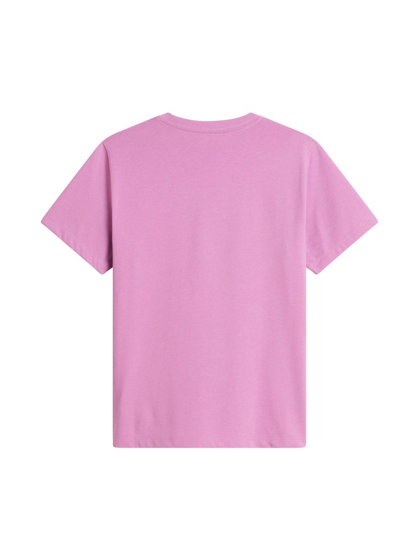 Image 5 of 5 of The North Face Junior Girls Evolution Simple Dome T-Shirt - Pink