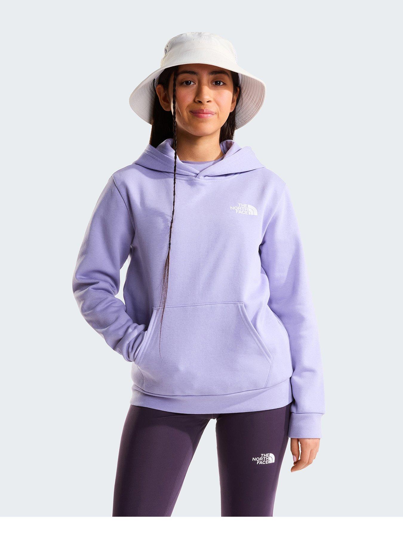 The North Face Junior Girls Evolution Box Nse Hoodie - Purple