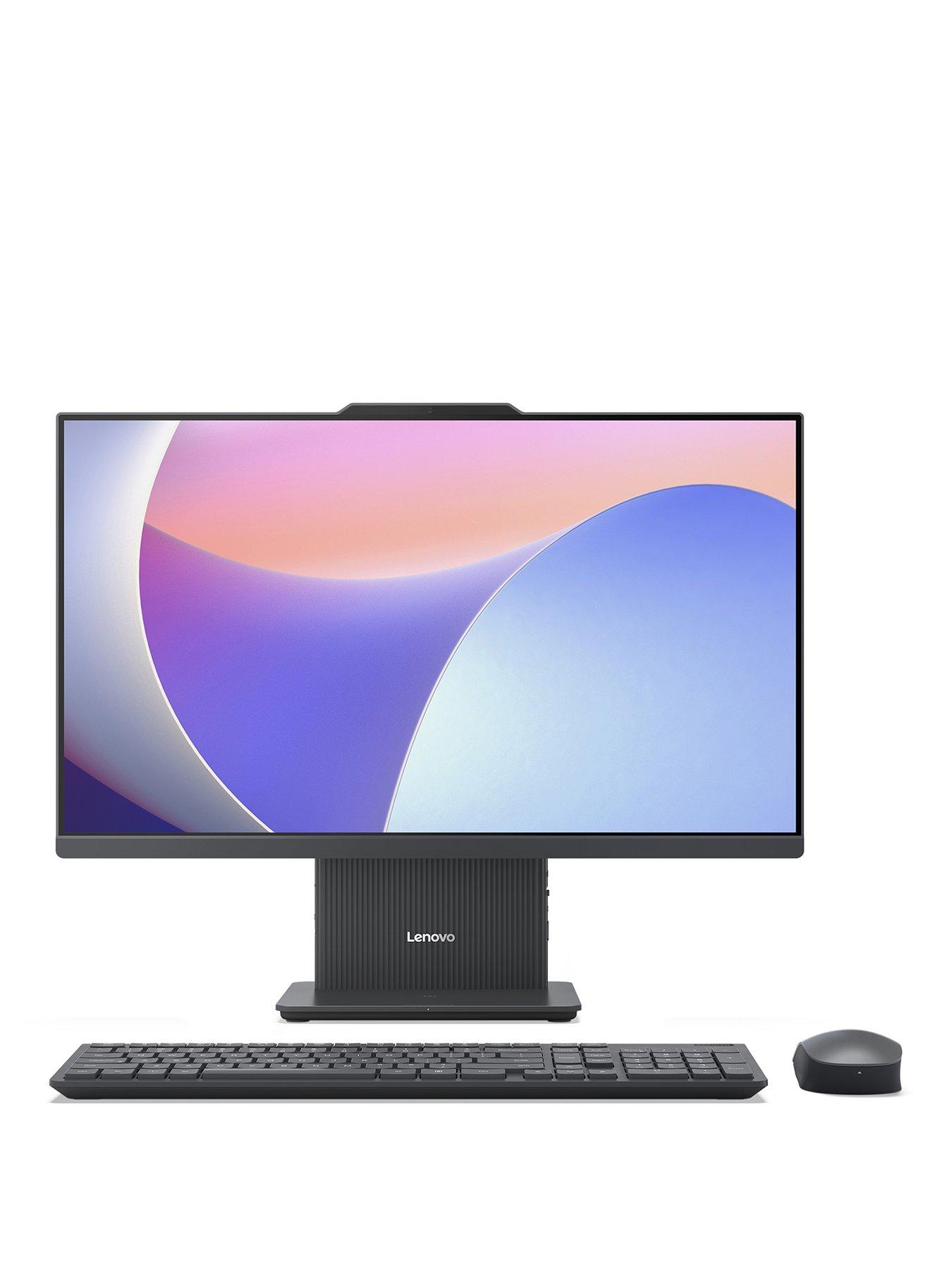 Image 1 of 7 of Lenovo IdeaCentre AIO 24ARR9 - AMD Ryzen 5 - 16GB - 512GB - 23.8in FHD (1920x1080) - Grey
