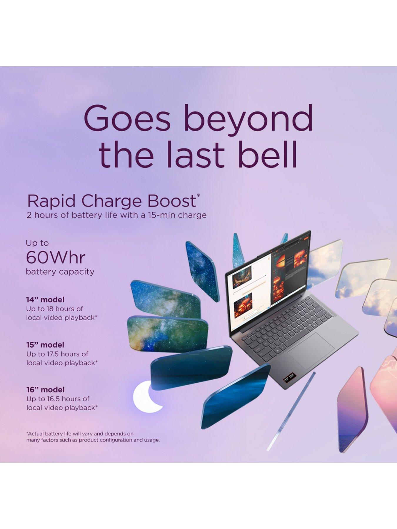 Image 4 of 7 of Lenovo IdeaPad Slim 3 14ARP10 - AMD Ryzen 5 - 8GB RAM - 256GB - 14in WUXGA (1920x1200) - Grey - No Power Adaptor Included
