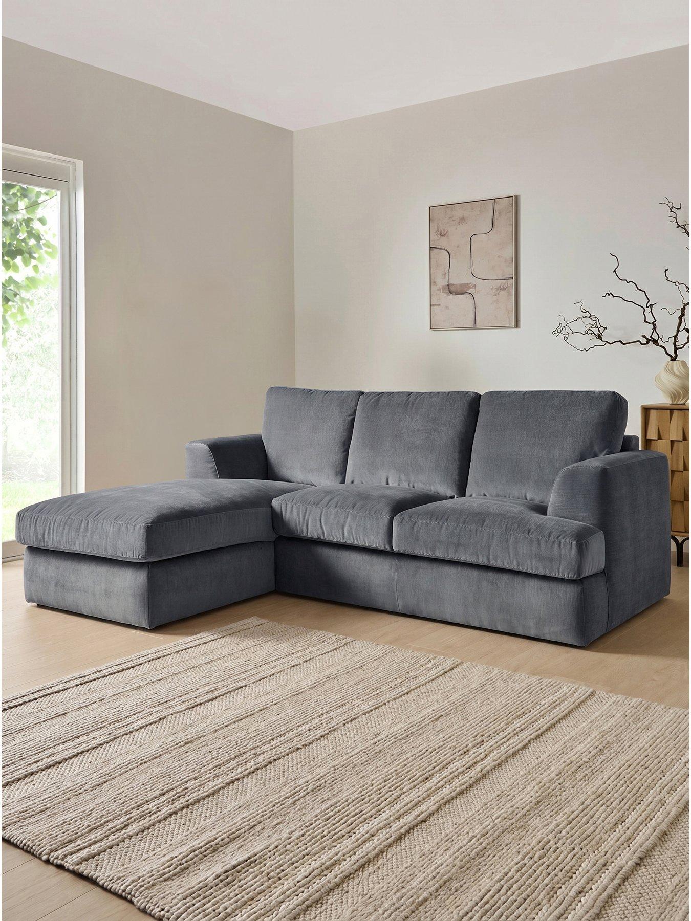 The Very Collection Escana Lh 3 Seater Chaise