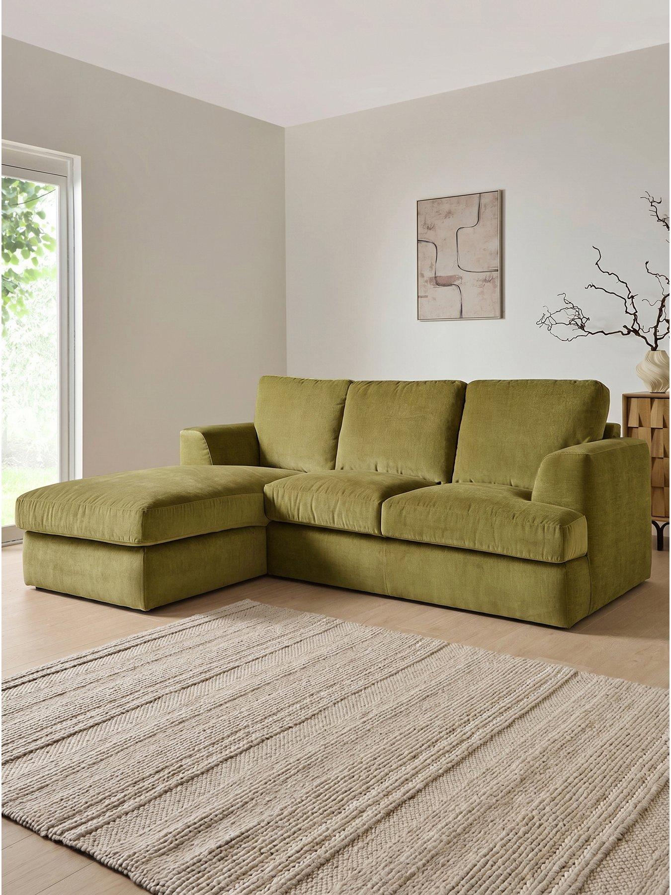 The Very Collection Escana Lh 3 Seater Chaise