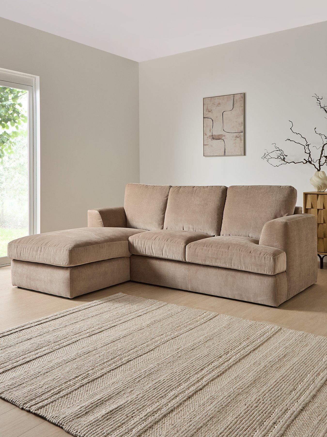 Image 1 of 7 of The Very Collection Escana Left Hand&nbsp;3 Seater Chaise Sofa