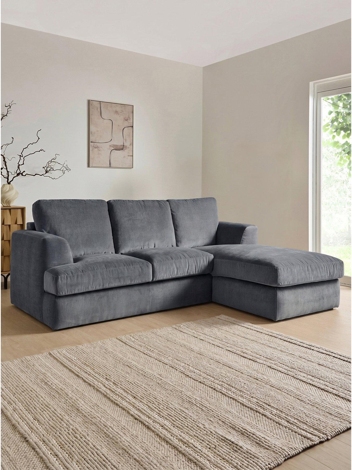 The Very Collection Escana Rh 3 Seater Chaise