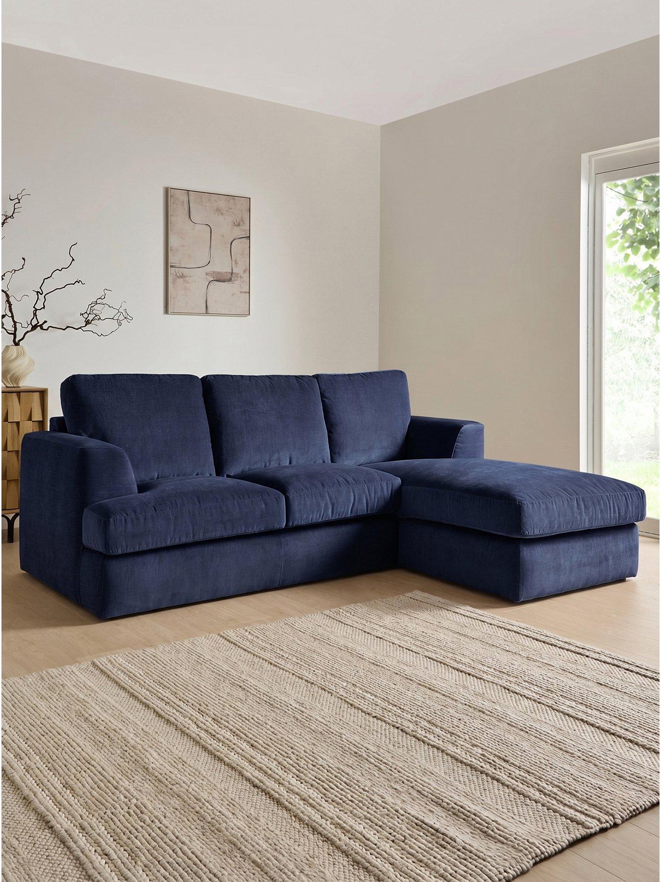 The Very Collection Escana Rh 3 Seater Chaise