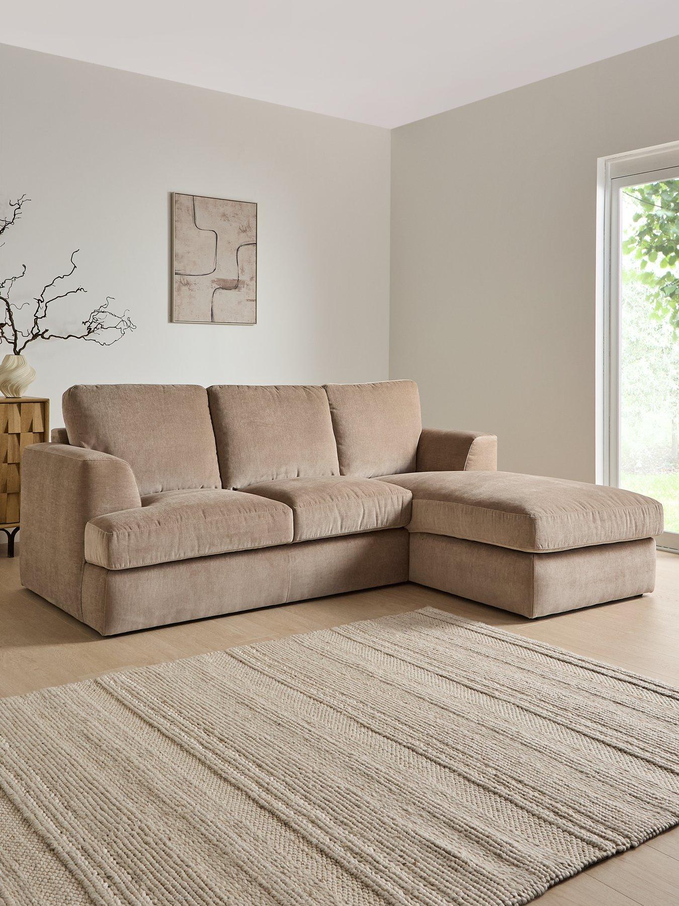 The Very Collection Escana Rh 3 Seater Chaise