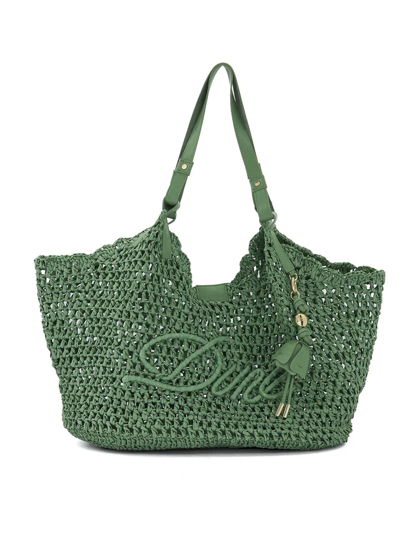 Image 2 of 7 of Dune London Dewdrop Shoulder Bag - Green