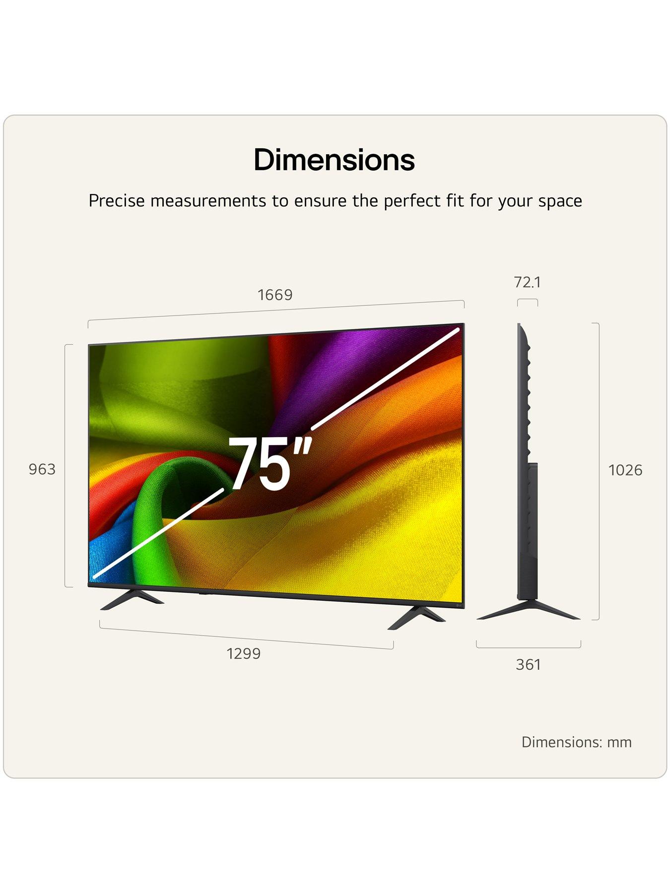 Image 3 of 7 of LG NANO 4K UHD AI NU85 75" 2026 4K Smart TV