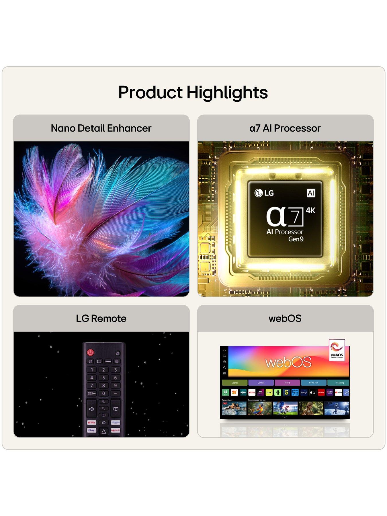 Image 2 of 7 of LG NANO 4K UHD AI NU80 43" 2026 4K Smart TV